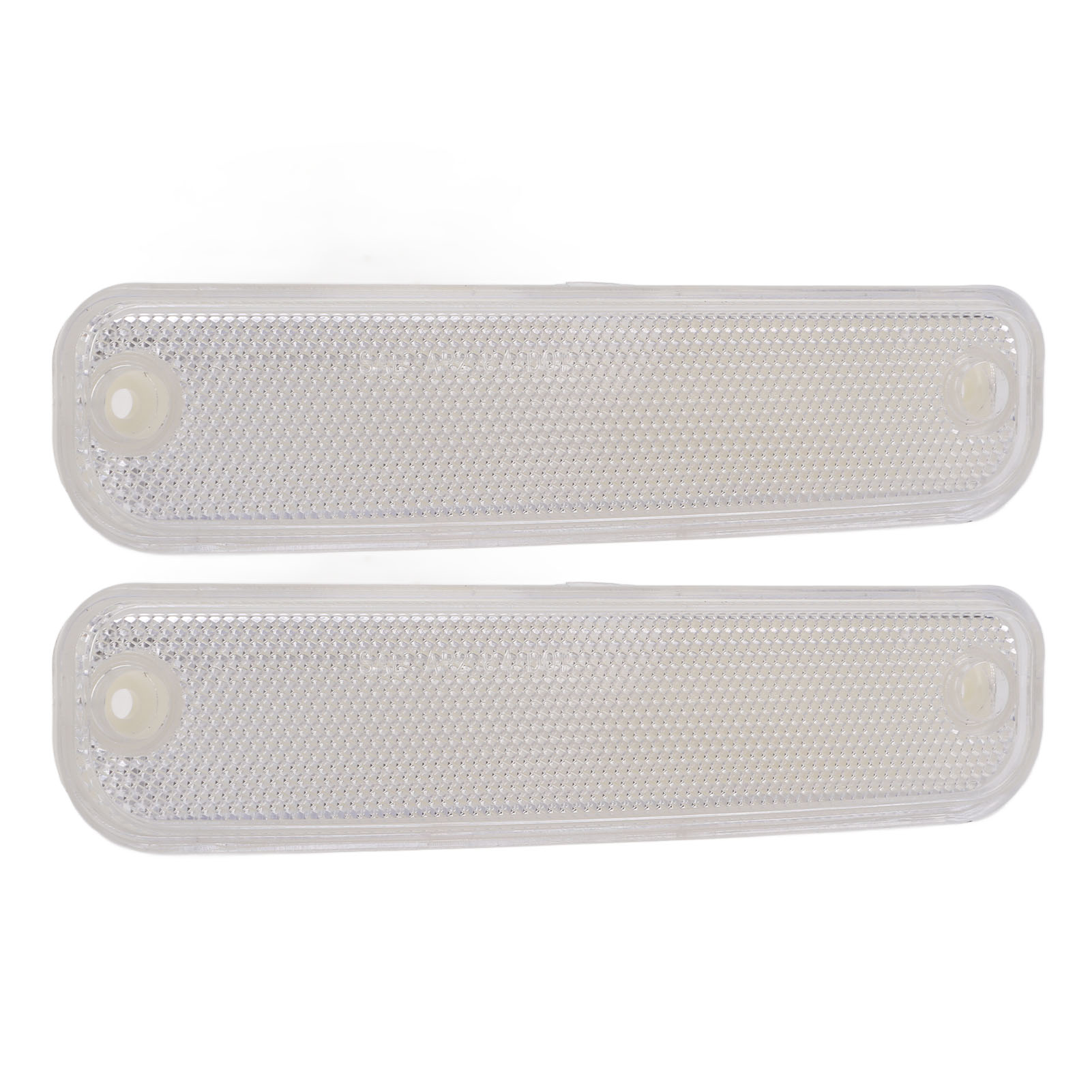 Paire De Lentilles De Cache Pour Feux De Position Latéraux Avant, Référence 6270434, De Remplacement Pour Pick-up Blazer 1973-1980, Blanches.