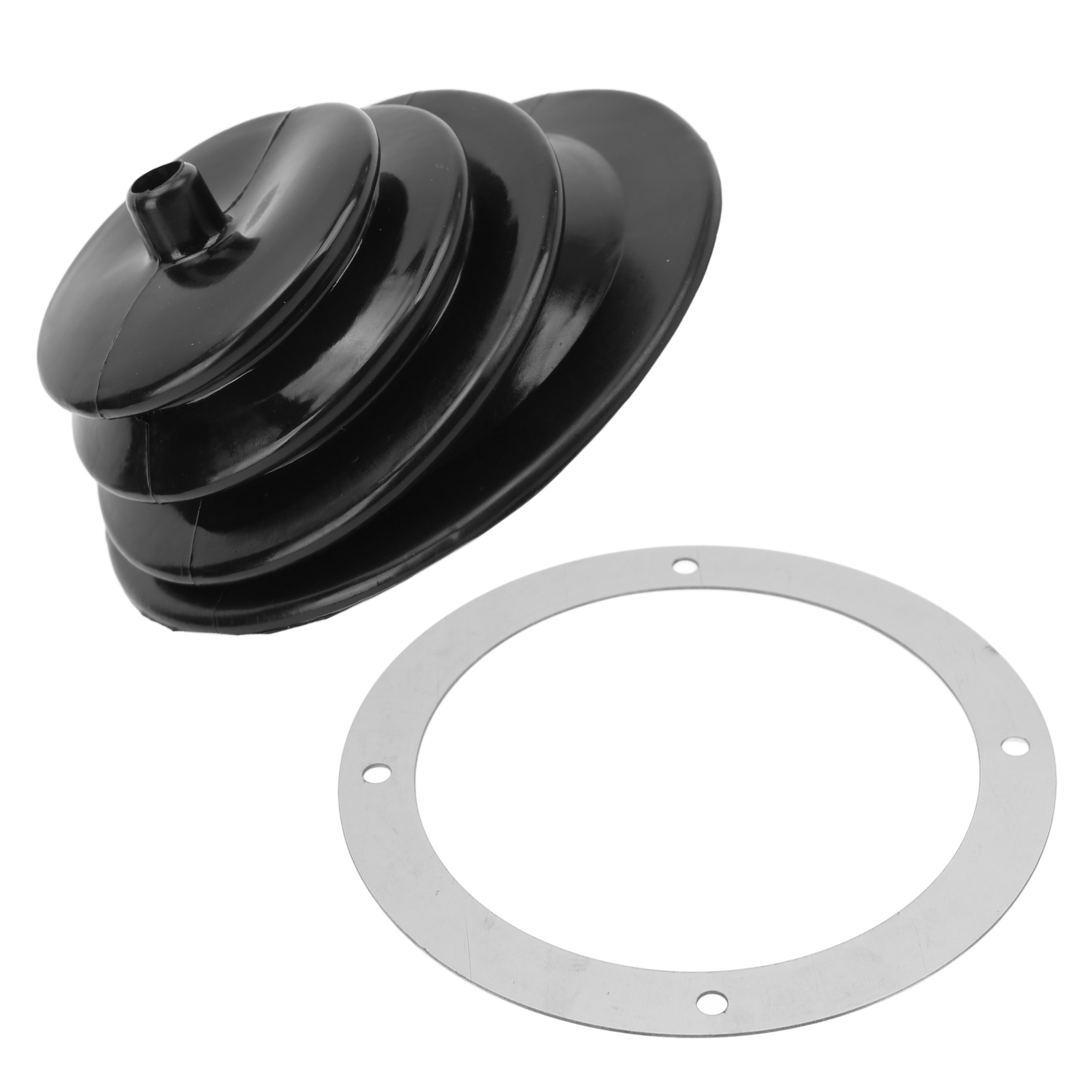 Handbremsplatte Für Schalthebel, Staubdicht, Schwarz, Rund, Gummi, 13,3 Cm (5,25 Zoll), Universell
