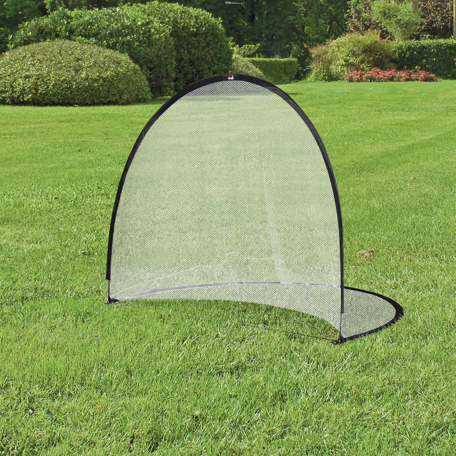 Pop-up-fußballtorsystem Mit Tragetasche Und Befestigungsheringen, Maße 247 X 203 X 201,5 Cm (l X B X H), Schwarz-weiß