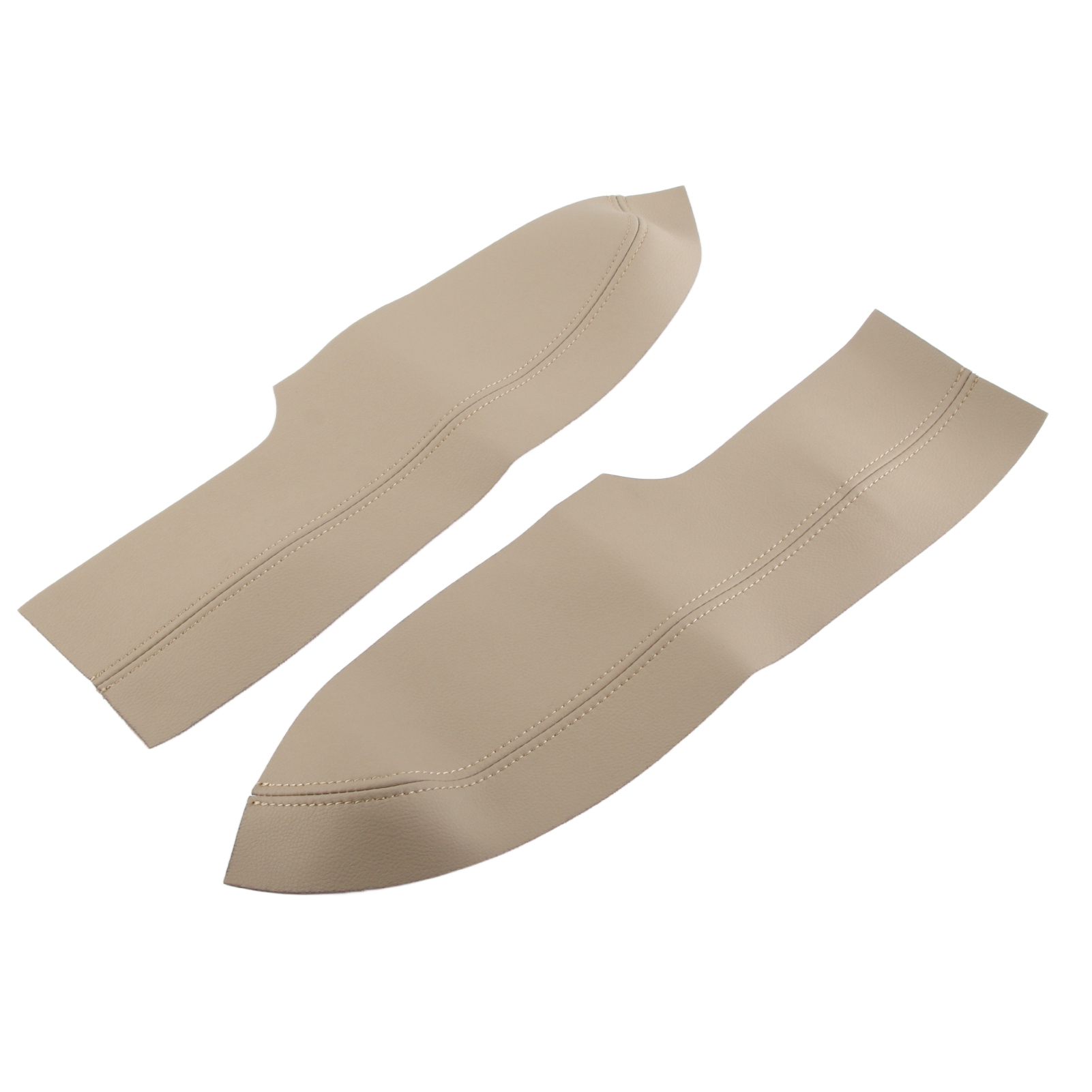 Set Aus Beigen Türverkleidungsbezügen Aus Mikrofaserleder, Kratzfester Schutz Für Honda Civic 2005-2011