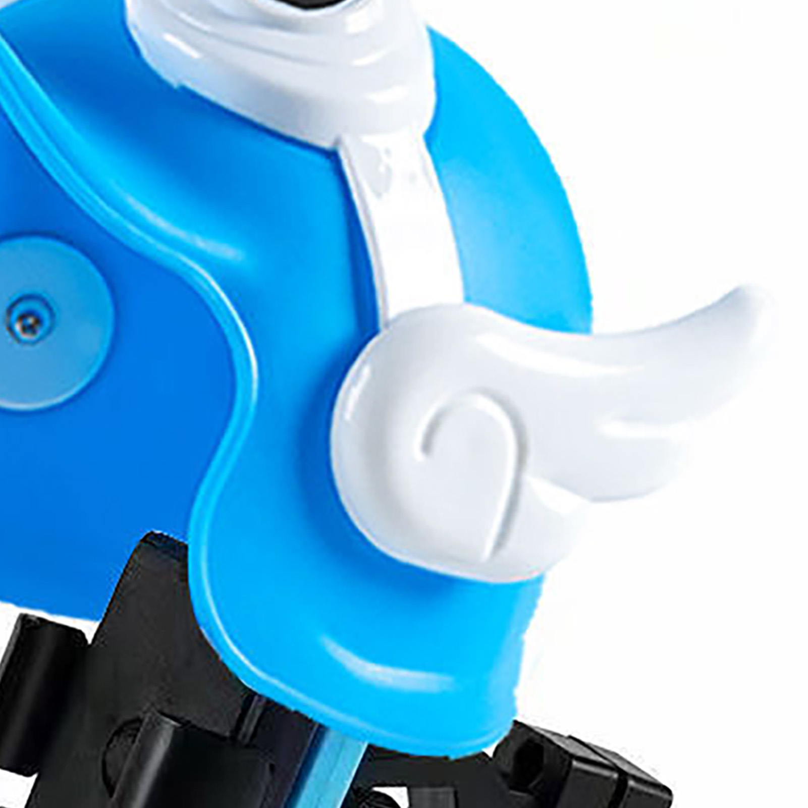 Motorrad-handyhalterung, Niedliches Helmdesign, Stoßfest, Verstellbarer Winkel, Navigationshalterung Für E-bikes, Blau, Lenkerform, Kleine Größe