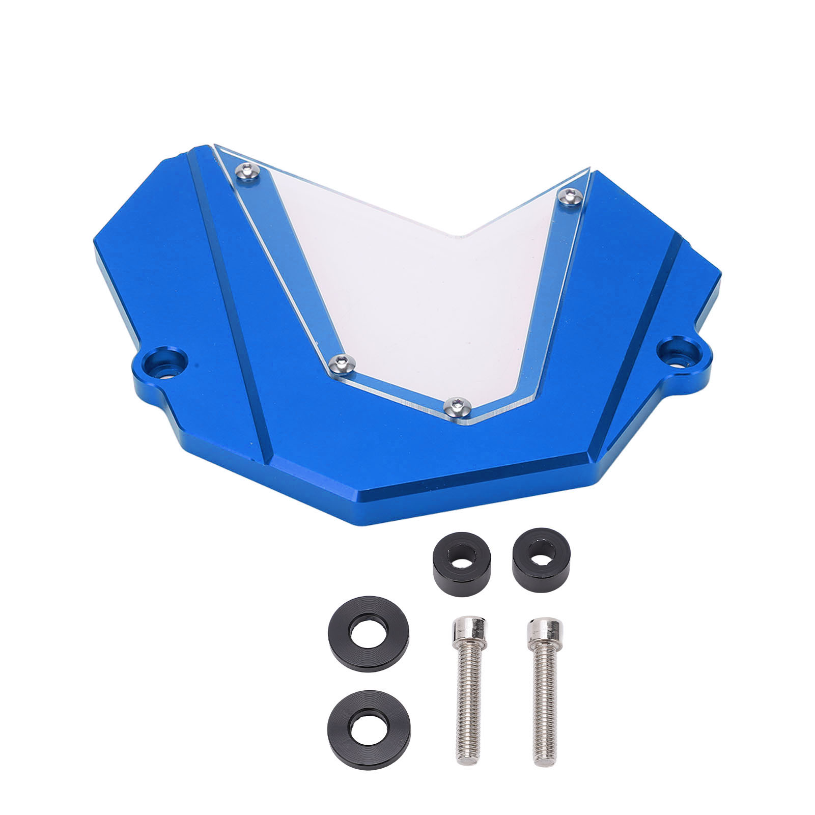 Vorderrad-kettenschutz Für Motorräder, Aus Cnc-gefrästem Aluminium, Für Mt-09 Und Fz09 (2013-2017), Blau.