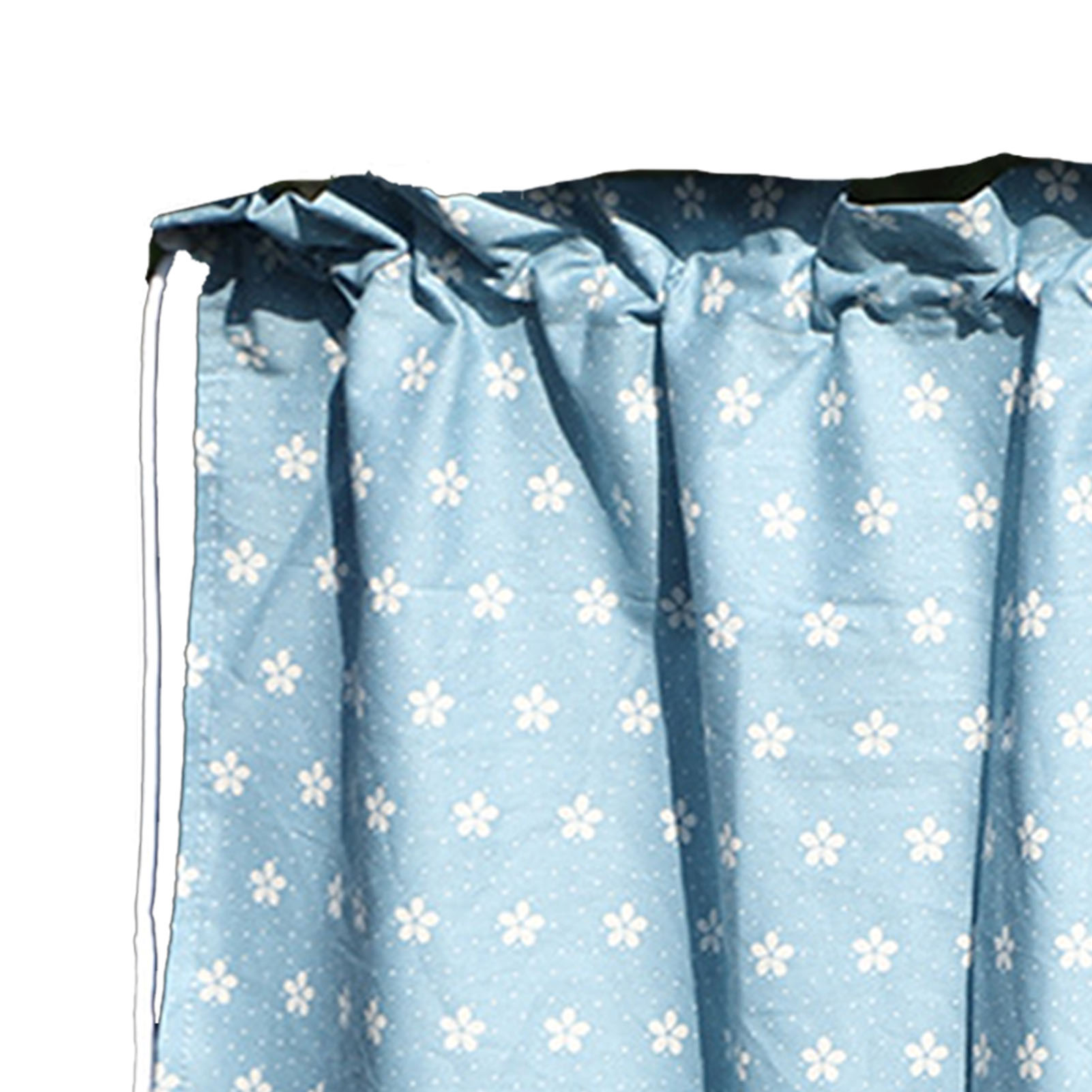 Auto-sonnenschutz Mit Saugnäpfen, Blau Mit Kleinen Blumen