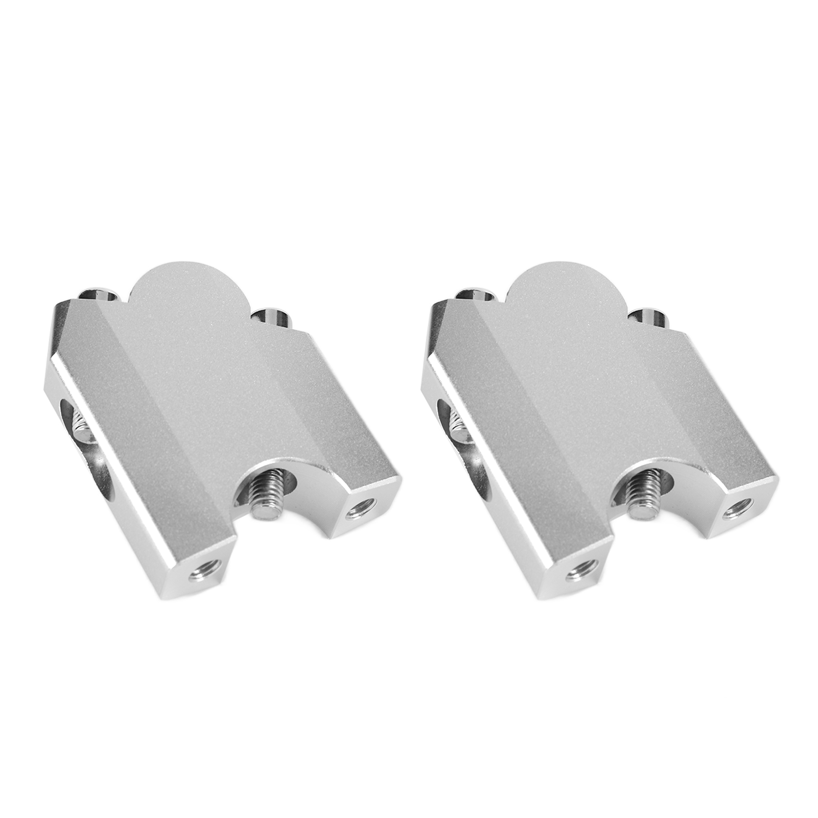 Satz Mit 2 Lenkererhöhungen Aus Aluminiumlegierung, Kompatibel Mit Yamaha Xt1200z Super Ténéré 2010-2014 (silber).