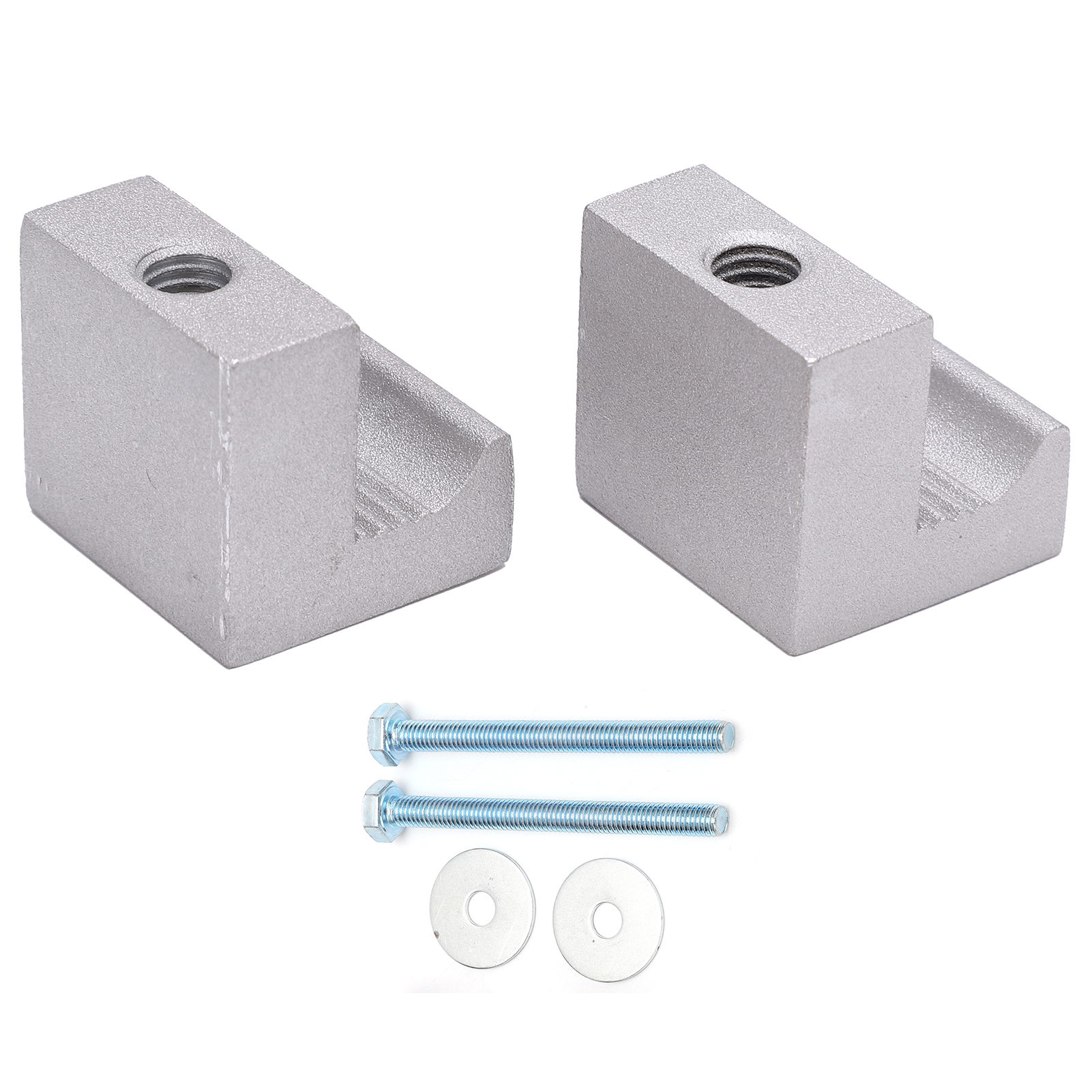 Set Aus 2 Robusten J-förmigen Zurrgurten Aus Aluminiumlegierung, Universell Einsetzbar Für Werkzeugkasten, Lkw Und Pkw (silber).