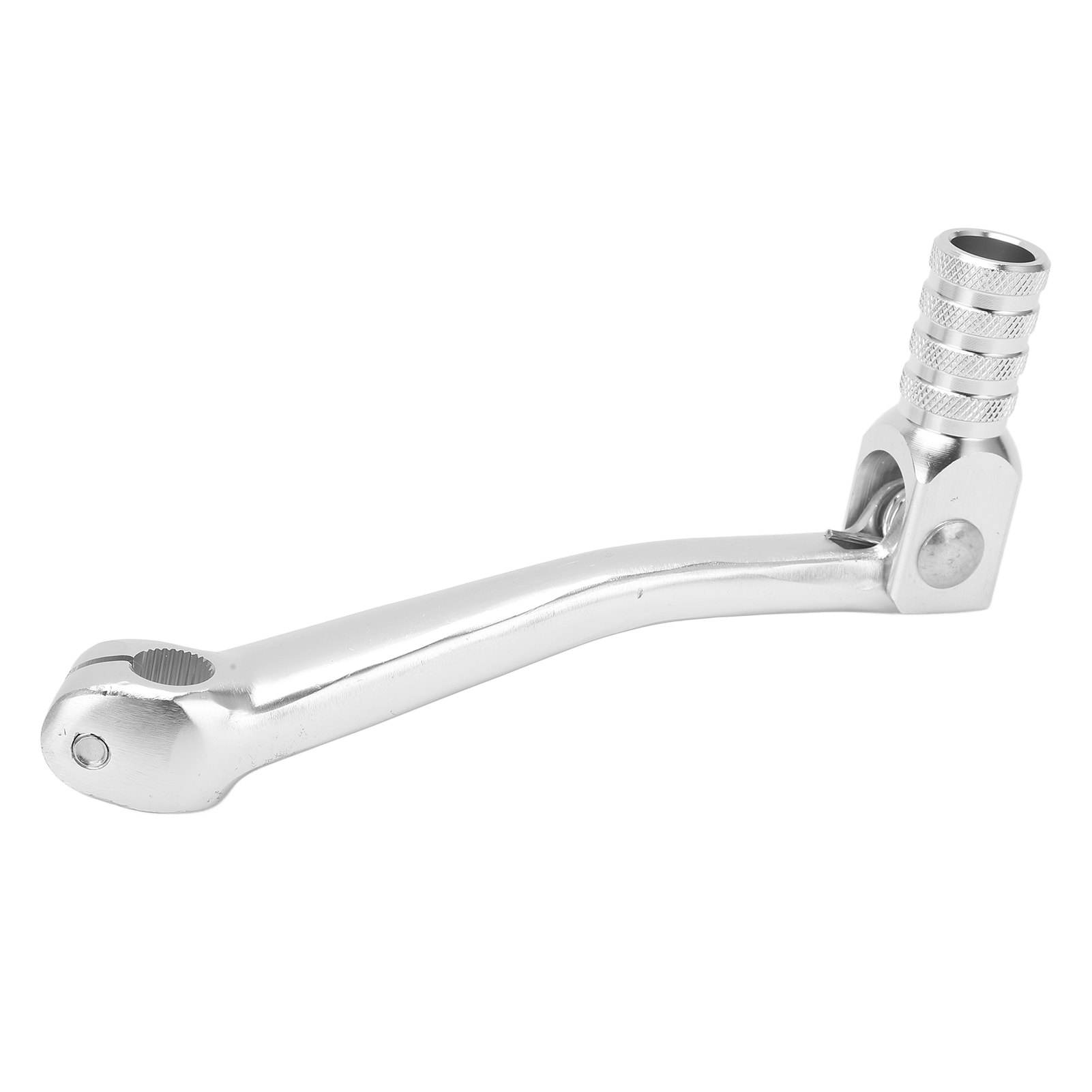 Motorrad-kickstarterpedal, Feinfühlig, Cnc-gefrästes Aluminium, Universalzubehör, Silber