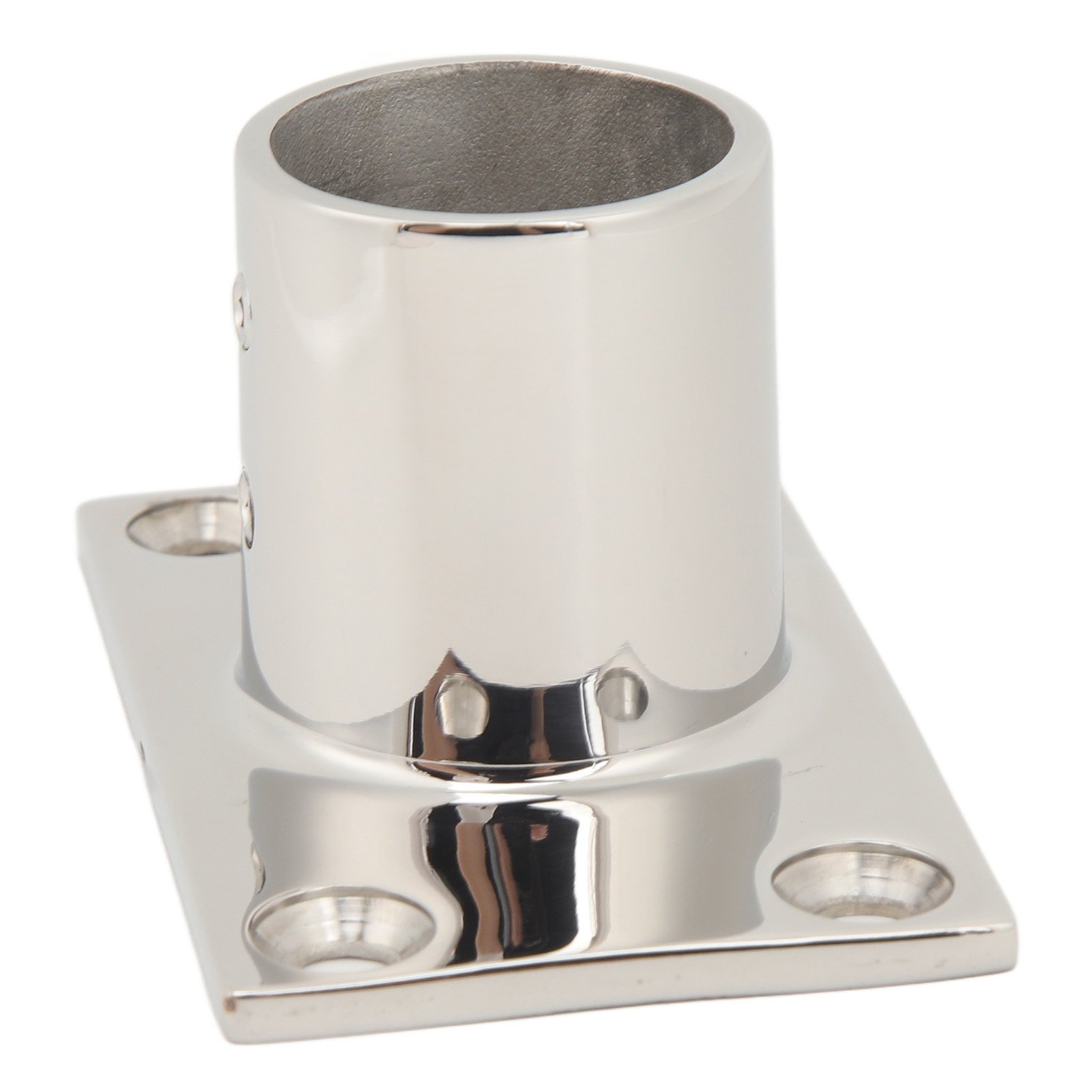 Silberner, Rechteckiger Bootshandlauf, Robust Und Rostfrei, Für Boote Und Yachten, 90°, 22 Mm / 0,9 Zoll