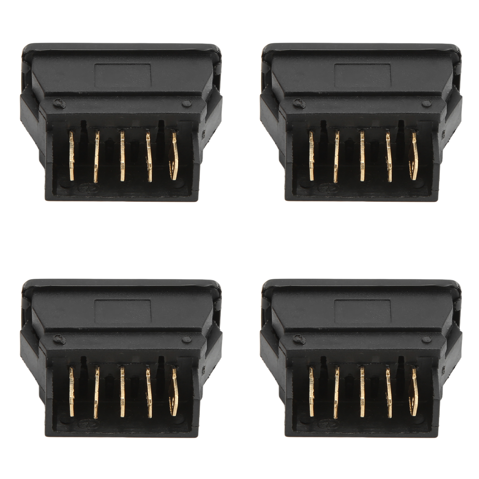 Universeller 5-poliger Fensterheberschalter Für Autos Mit Grüner Kontrollleuchte, 12 V Dc / 24 V Dc