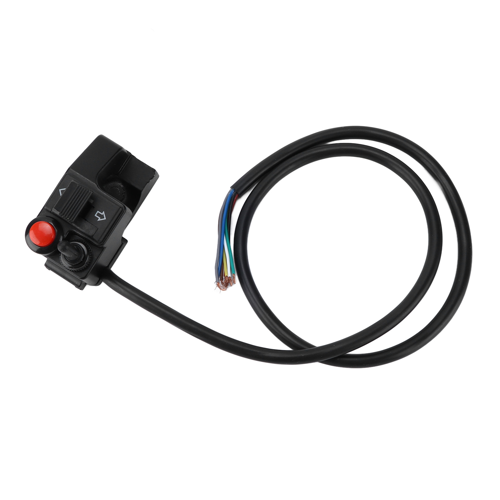 22-mm-lenkerschalter (7/8 Zoll) Für Motorräder Links Mit 3-in-1-druckknopf Für Kurvenblinker, Abblendlicht Und Fernlicht
