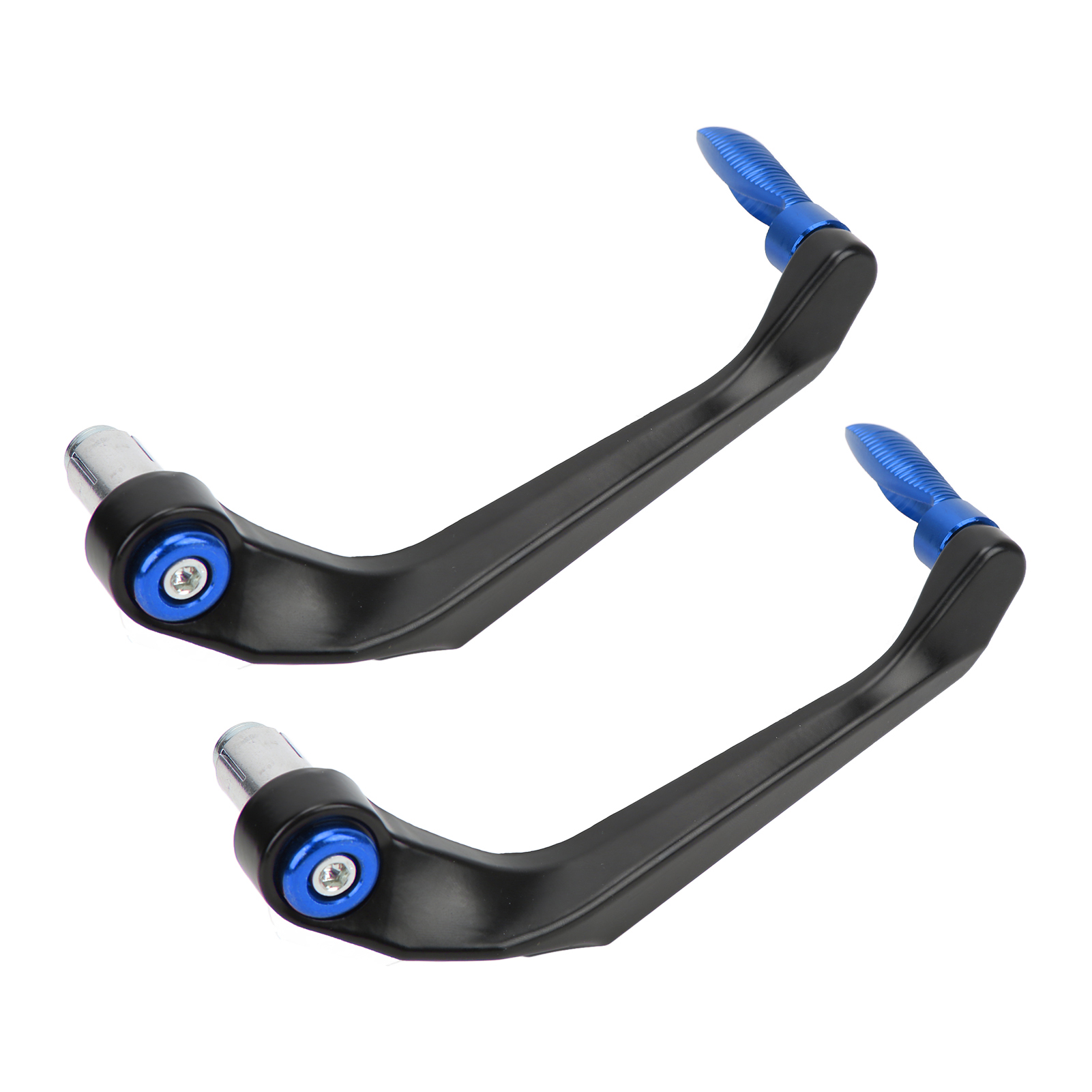 2-teiliges Motorrad-schutzset Aus Aluminiumlegierung, Bestehend Aus Bremsschutz, Kupplungsschutz Und Lenkerschutz, Blau.