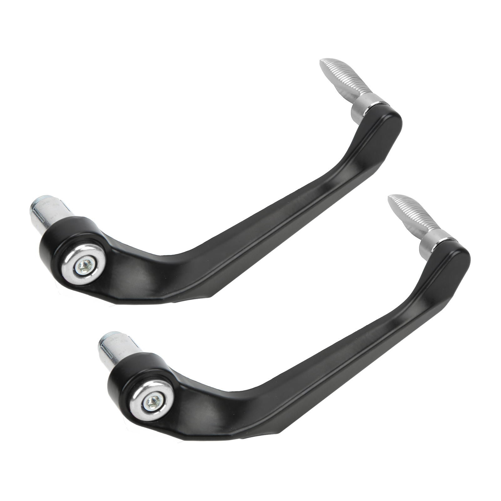 2-teiliges Motorradset, Bestehend Aus Bremsabdeckung, Kupplungsabdeckung Und Lenkerabdeckung Aus Silberner Aluminiumlegierung.