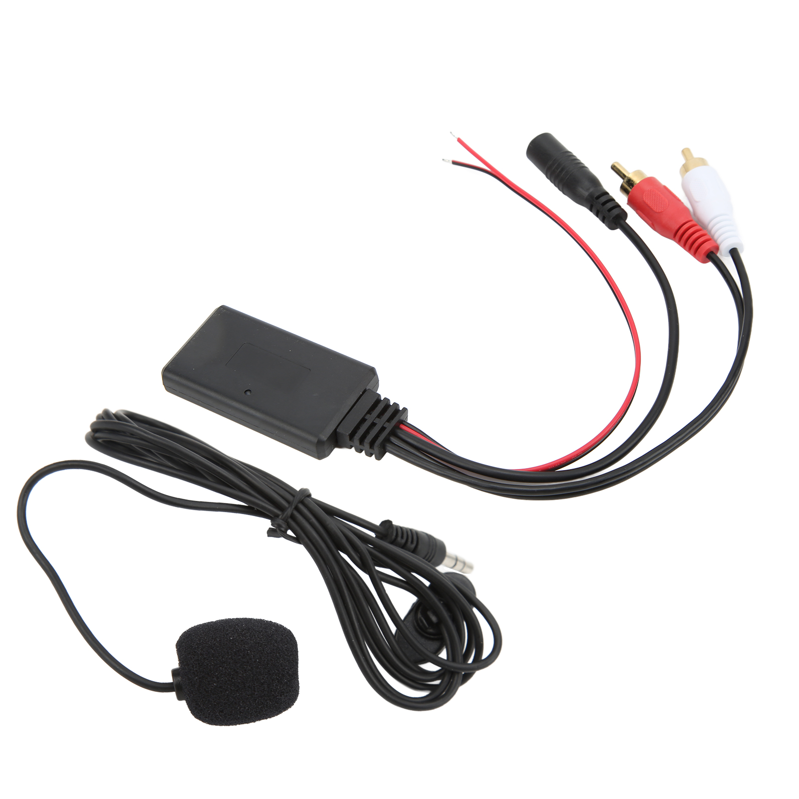 Bluetooth-aux-in-kfz-kabeladapter, Kompatibel Mit Dem Drahtlosen Freisprechmikrofon Von Pioneer Und 2 Rca-audioanschlüssen.