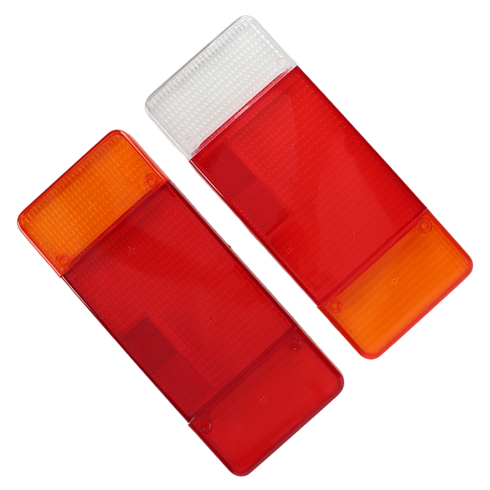 Paire De Feux Arrière De Camion, Boîtiers Gauche Et Droit, Rouge, Orange Et Blanc, De Remplacement Pour Iveco Eurocargo Daily.