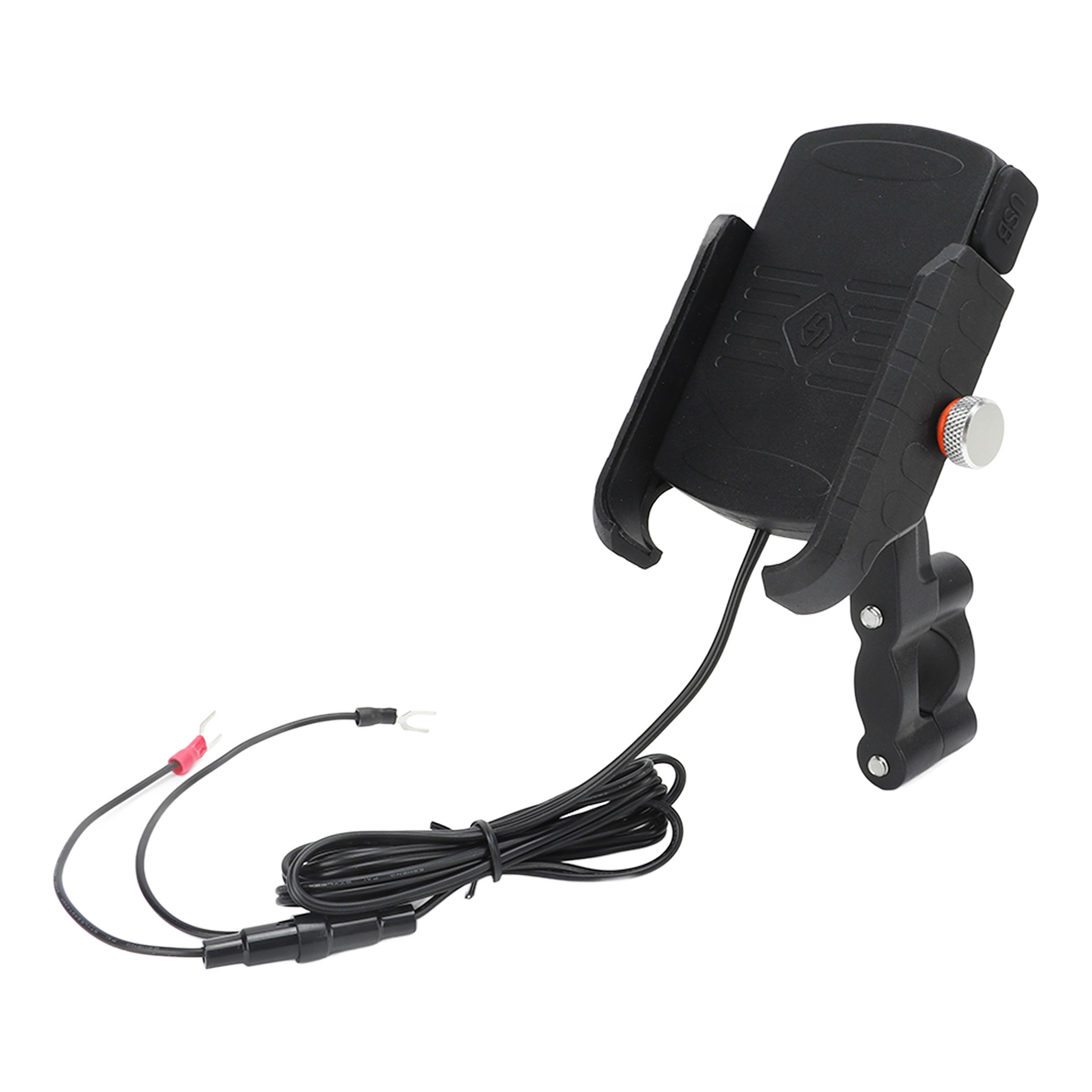 Chargeur Sans Fil 2 En 1 Pour Guidon, Charge Rapide 15 W Qc3.0 Usb, Support De Téléphone Pour Moto, 12-24 V