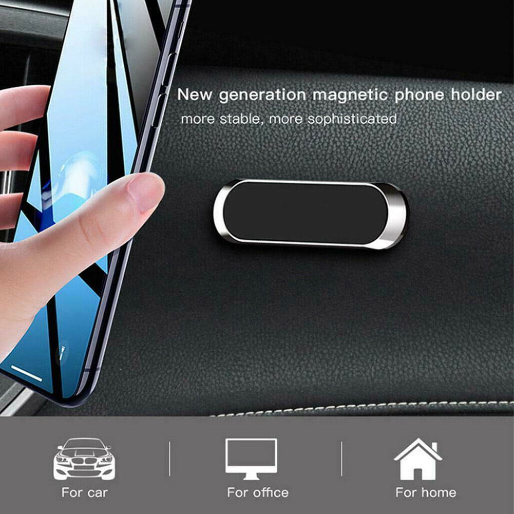 Support Magnétique De Téléphone De Voiture En Forme De Bande, Accessoire De Fixation Magnétique Pour Smartphone