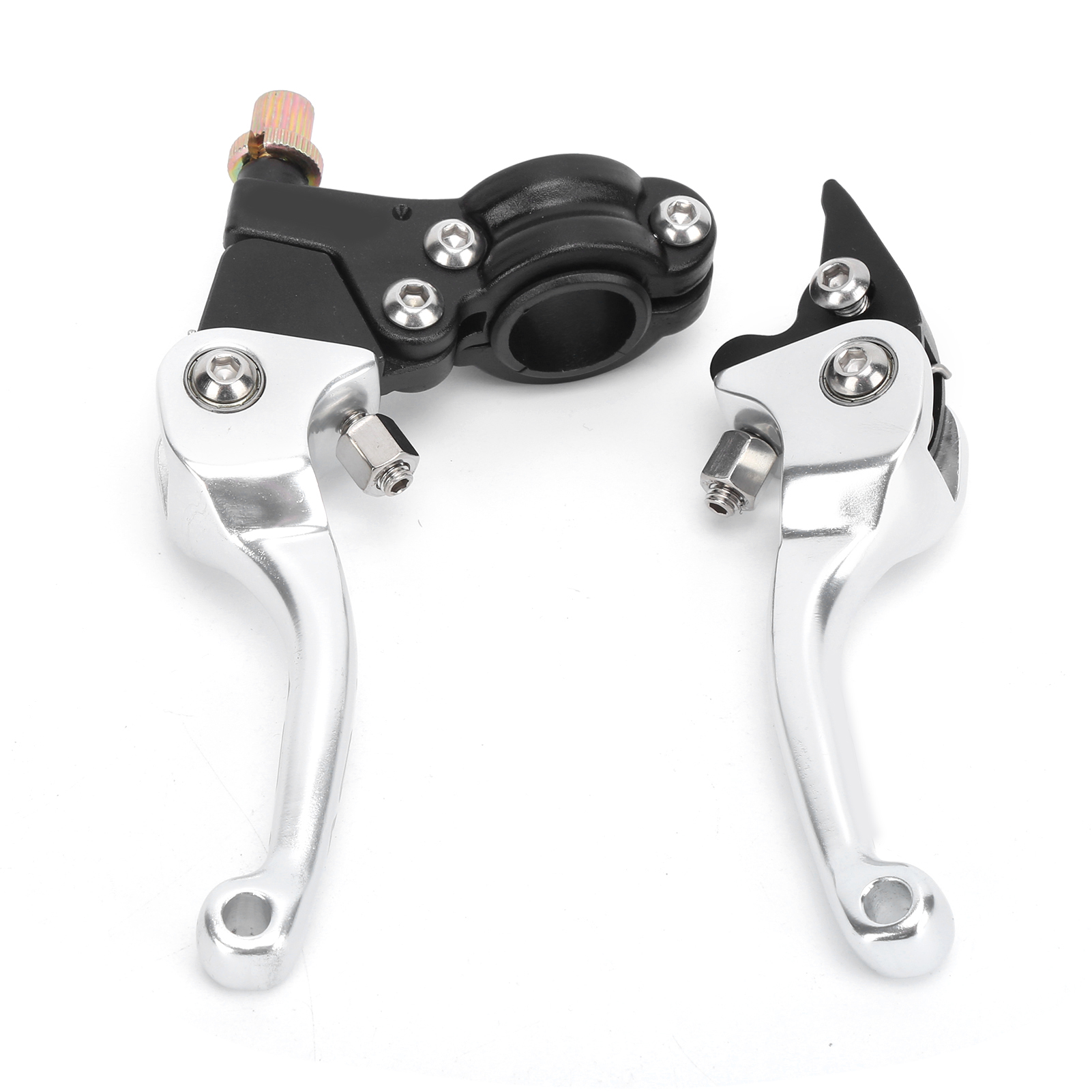 Klappbarer Brems- Und Kupplungshebel 22 Mm, Korrosionsbeständig, Für Motorrad, Quad Und Offroad-motorrad (silber).