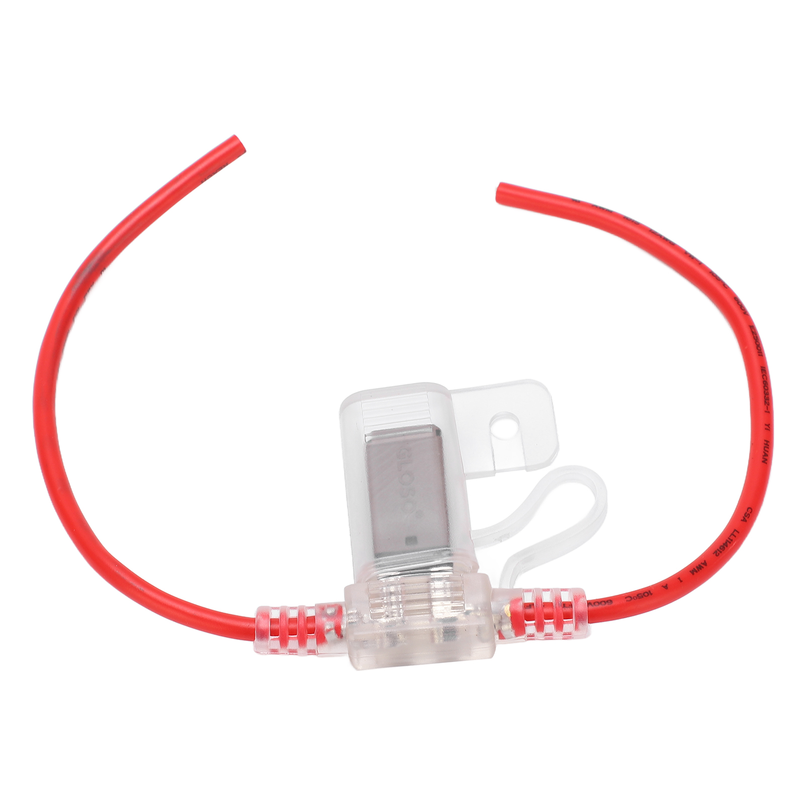 Transparenter Und Wasserdichter Sicherungshalter (12 Awg) Mit Automatischem Rücksetz-leistungsschalter Für Pkw, Yacht, Wohnmobil Und Lkw (32 V).