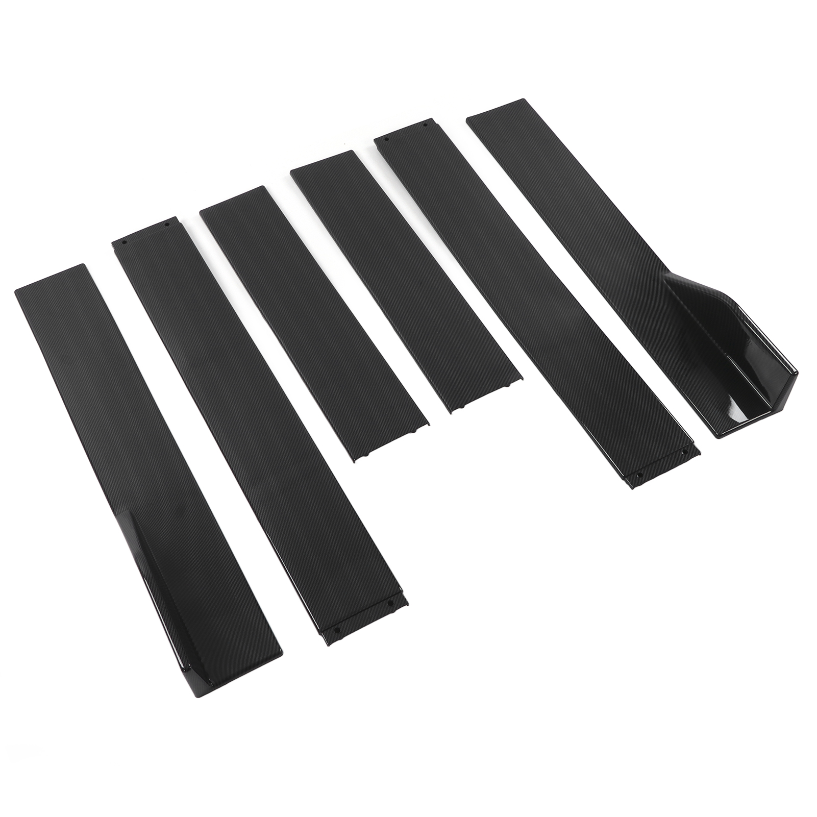 2,2 M / 7,22 Ft Kipphebel, Kippschalter, Kratzschutzleisten, Universelle Karosserieteile, Carbonfaser-styling
