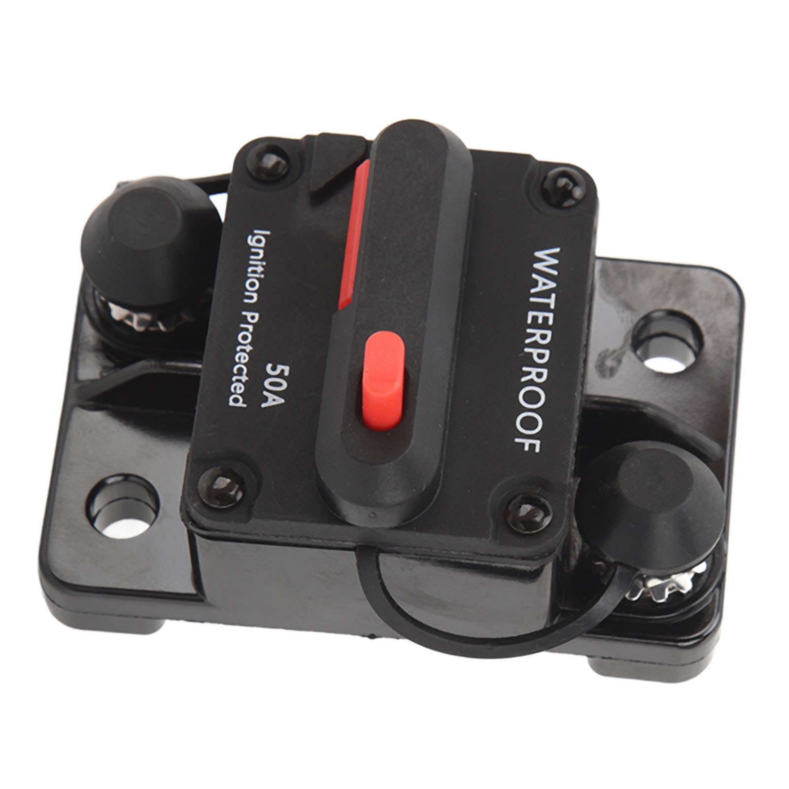 12v Wasserdichter Manueller Reset-audio-schutzschalter Mit 50a-sicherung Für Autoradiosysteme