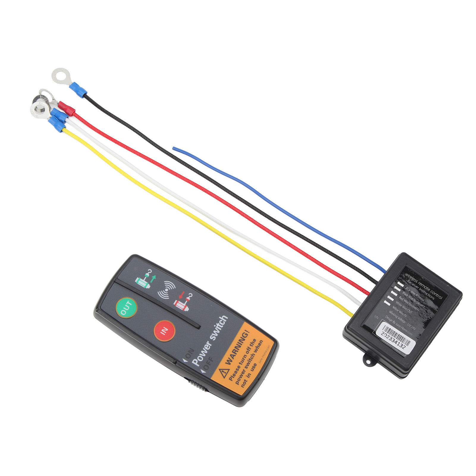 Kabellose Seilwindenfernbedienung, 12v Dc/24v Dc, 3 In 1, Robust, Mit Integriertem Schalter Und Steuerung Für Lkws, Atvs Und Suvs.
