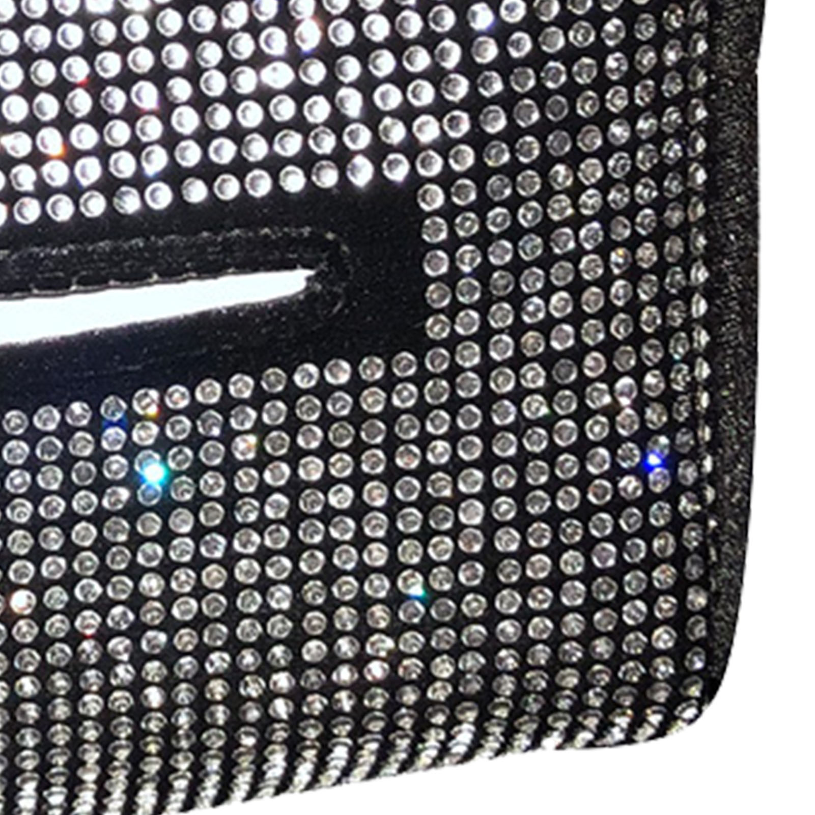 Strassbesetzter Taschentuchhalter Fürs Auto, Trendiger Clip, Universell, Für Die Hintere Armlehne, Farbenfroher Strass-stil
