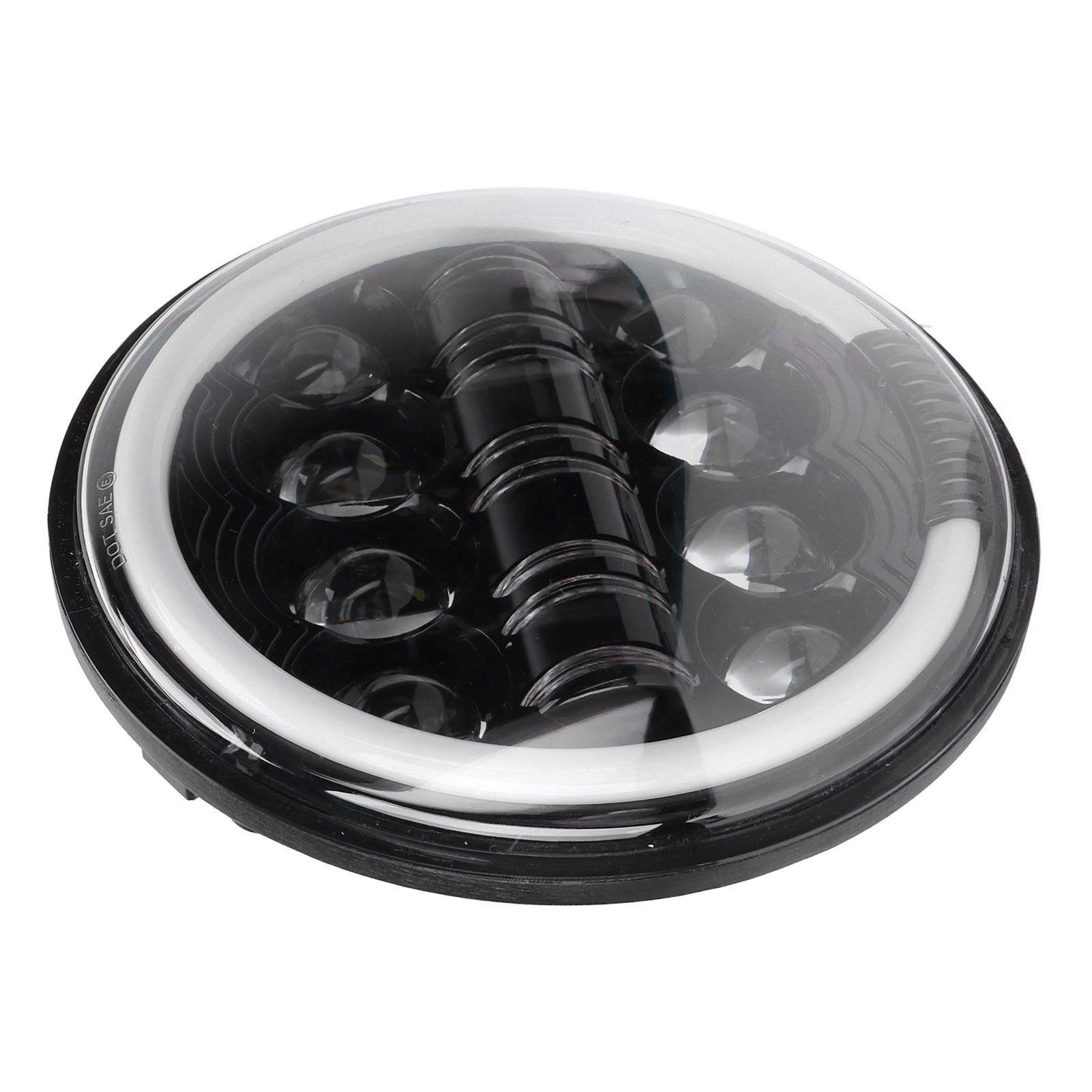 Runder 8-zoll-led-motorradscheinwerfer, 6500–7000 K, 4400 Lumen, Schutzart Ip67, Universell 12 V