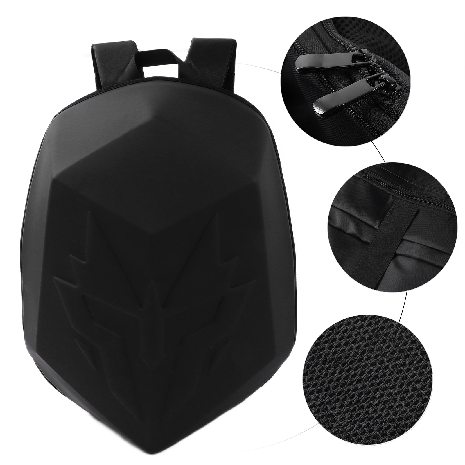 Wasserdichter, Hartschaliger Eva-motorradrucksack, Universell Einsetzbar Für Radfahren, Camping Und Outdoor-aktivitäten. Matte Oberfläche.