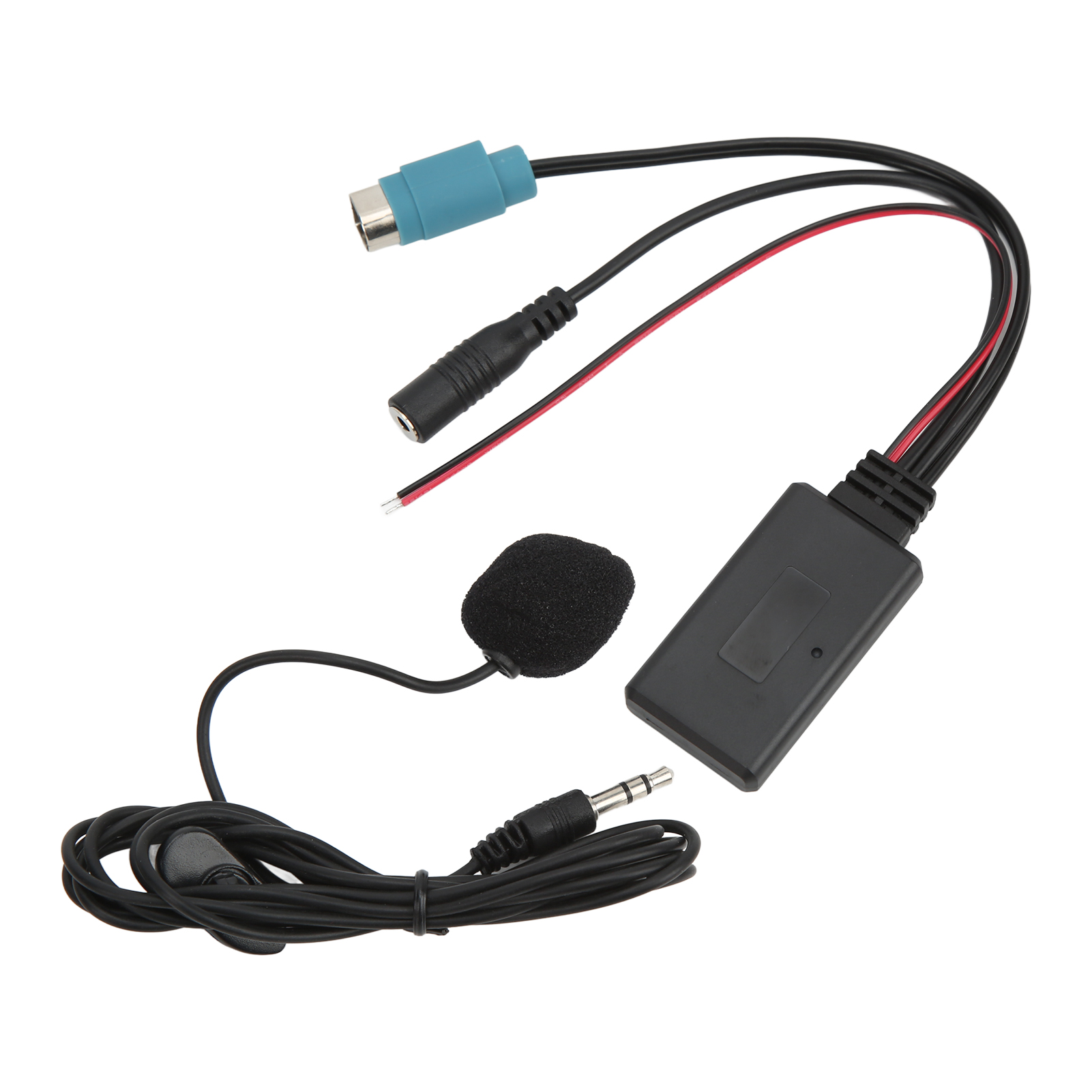 Bluetooth 5.0 Aux-kfz-modul Mit Freisprechmikrofon Und Robustem, Verschleißfestem Abs-gehäuse, Kompatibel Mit Alpine Kce-236b