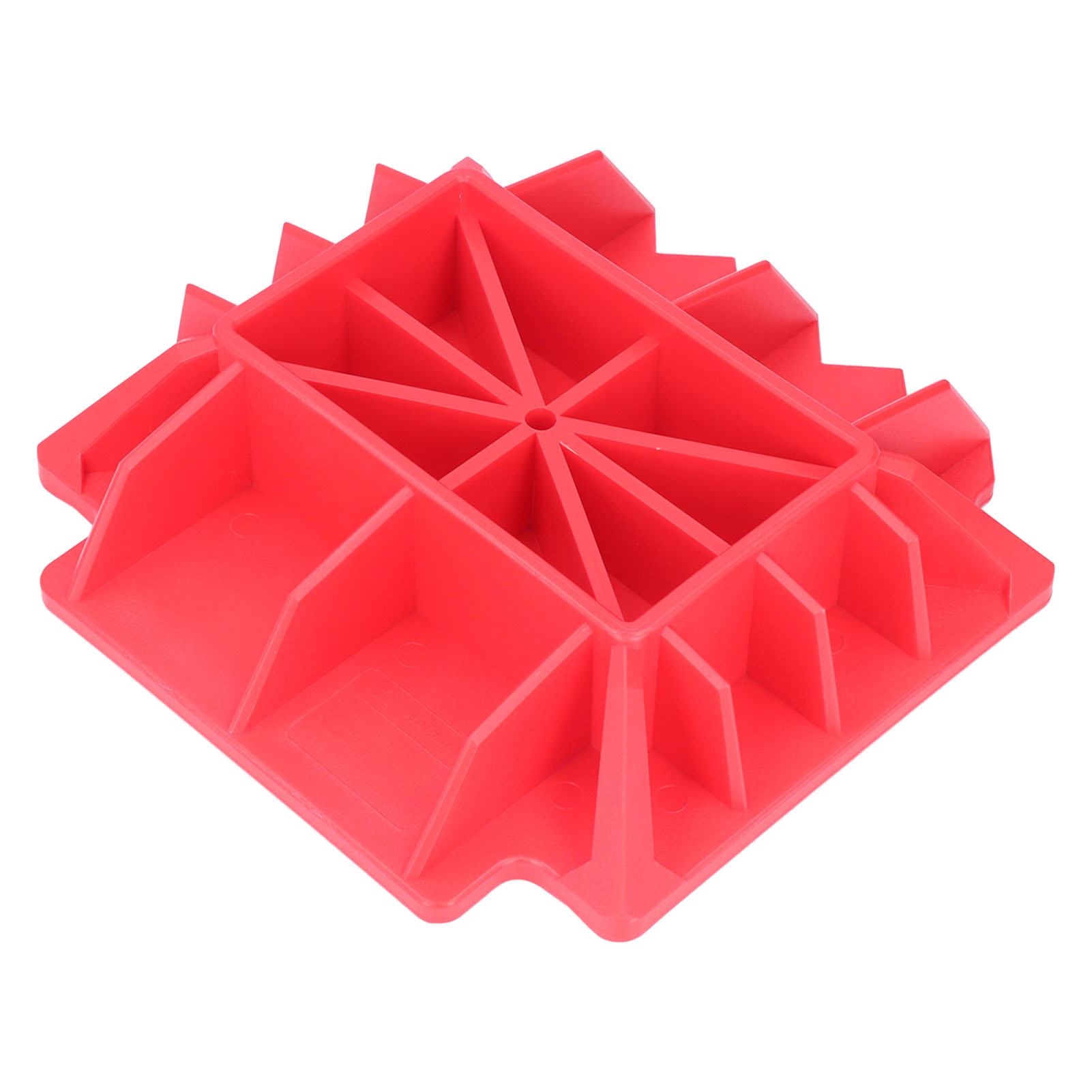 Jack Alleviate Starre Nylon-grundplatte, Rot, Gekerbt, Ersatz Für Xtreme Offroad Rescue.