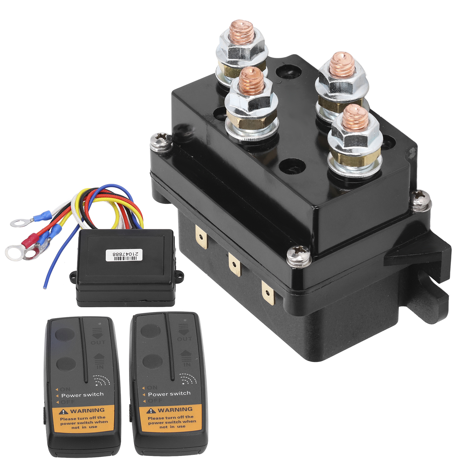 Dc500a 12v Funkfernbedienung Für Seilwinde, Magnetschalter Für Atvs Und Utvs Von 8000 Bis 12000 Lbs