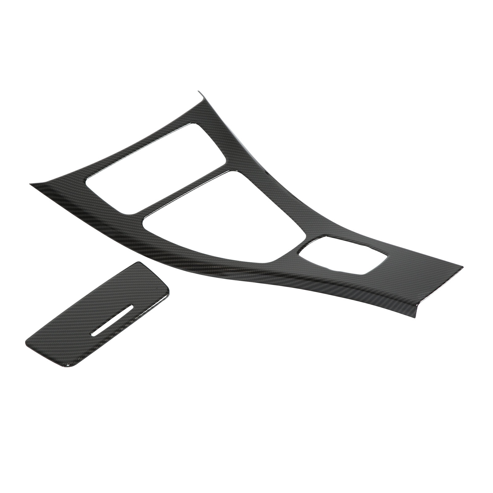Schalthebelabdeckung In Carbon-optik Für Die Mittelkonsole Des Bmw 3er E90 (2008-2012)