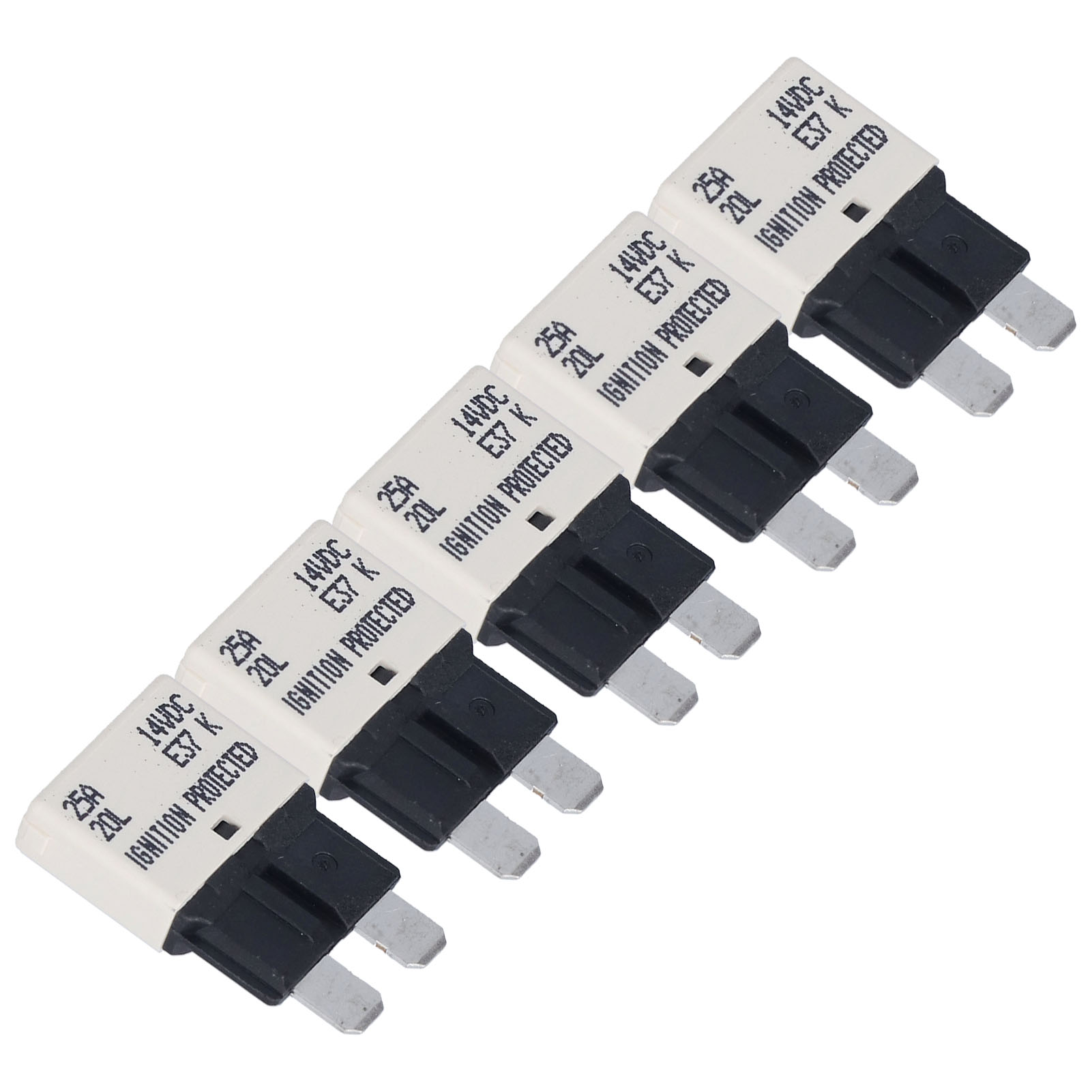 E37 T1 Ul Grade 94v0 Thermoplast Atc Ato 25a 5 Stück Automatischer Rückstellschalter.