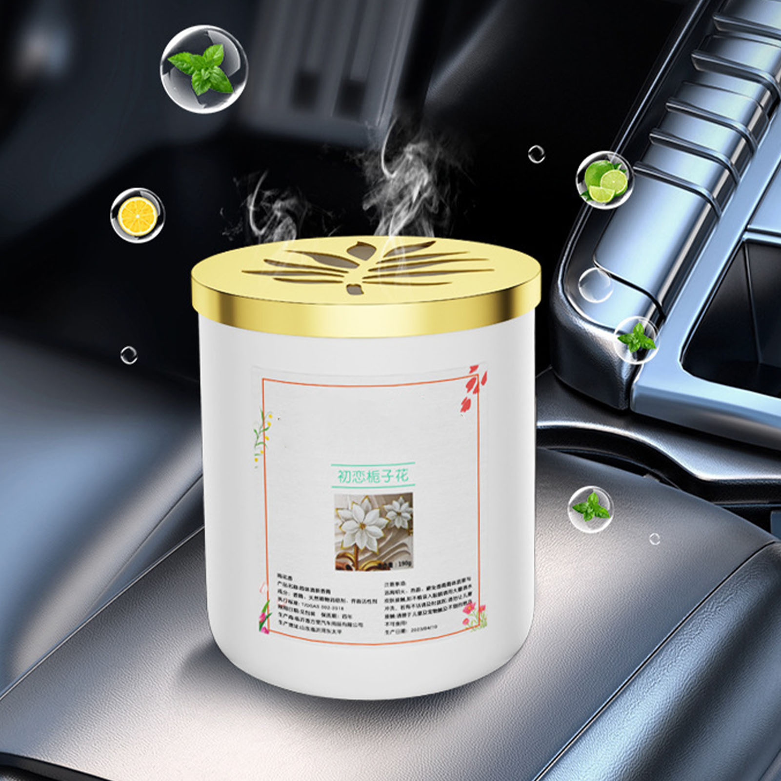 Auto-lufterfrischer-balsam, Langanhaltender Duft, Beseitigt Gerüche, Lindert Stress, Aromatherapie-balsam Für Zuhause Und Büro, Osmanthus 9658c