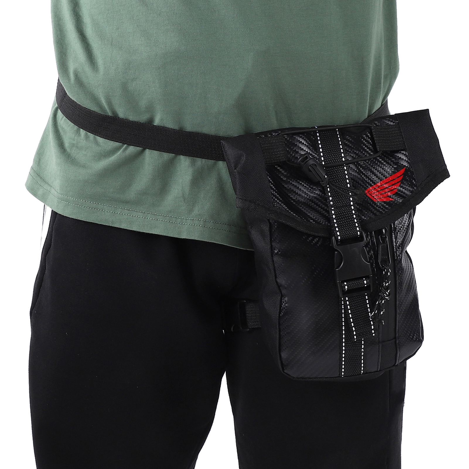 Motorrad-oberschenkeltasche Aus Wasserdichtem Nylon, Ideal Für Reisen, Wandern Und Klettern.
