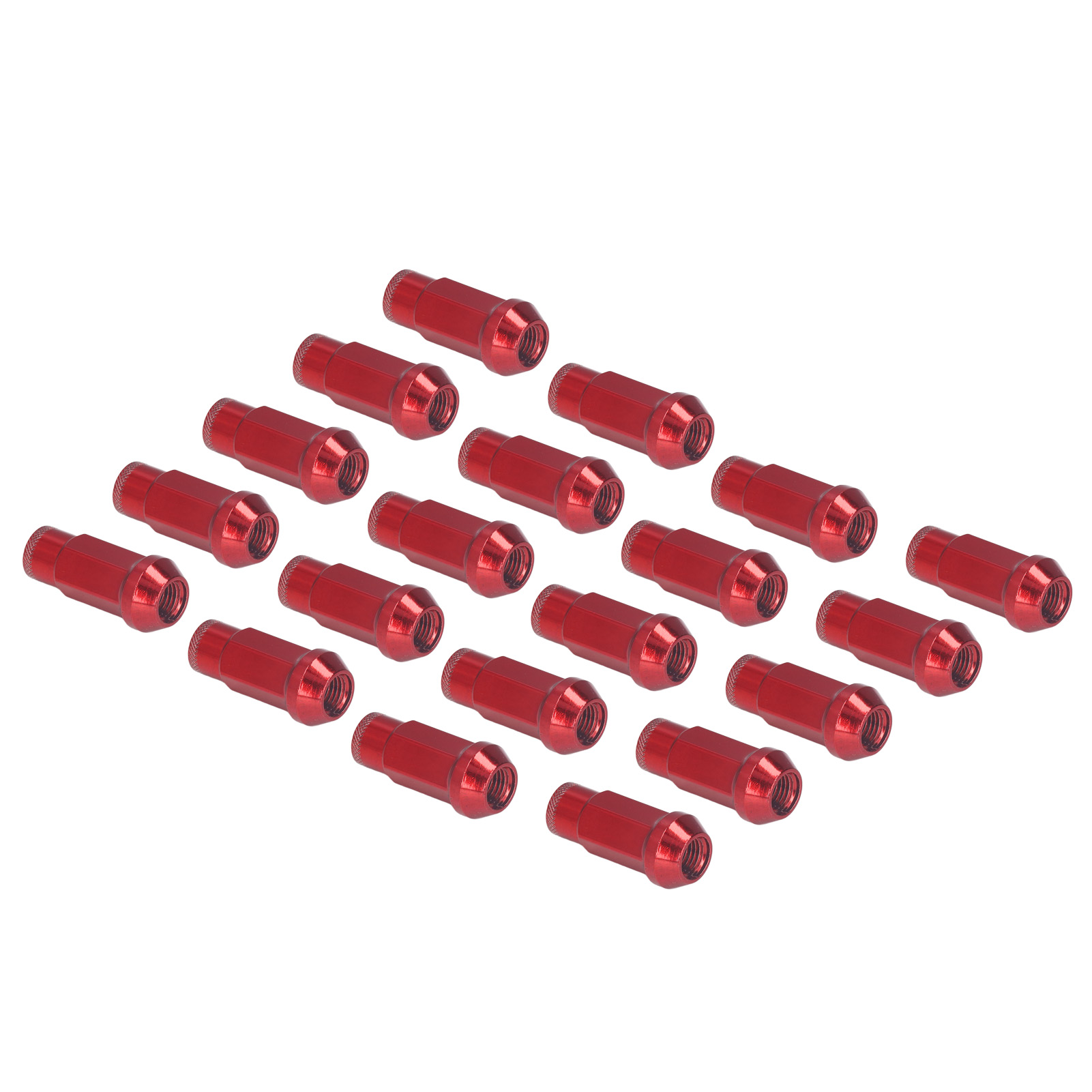 Lot De 20 Écrous De Roue M12x1,5 Avec Douille Pour Clé, Haute Dureté, De Rechange Pour Ford Focus (rouge).