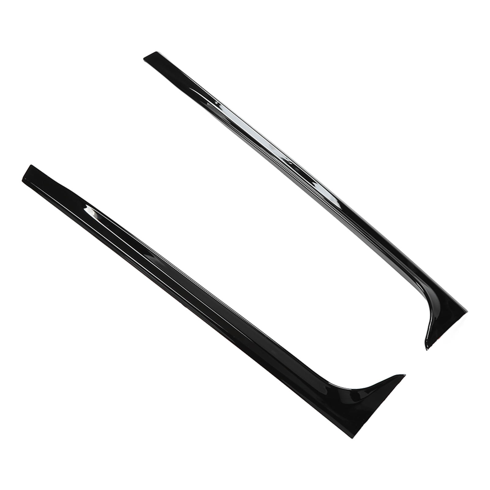 Heckscheibenspoilerteile Aus Glänzend Schwarzem Abs, Diagonale Schutzleisten Für Mk5 2011-2017