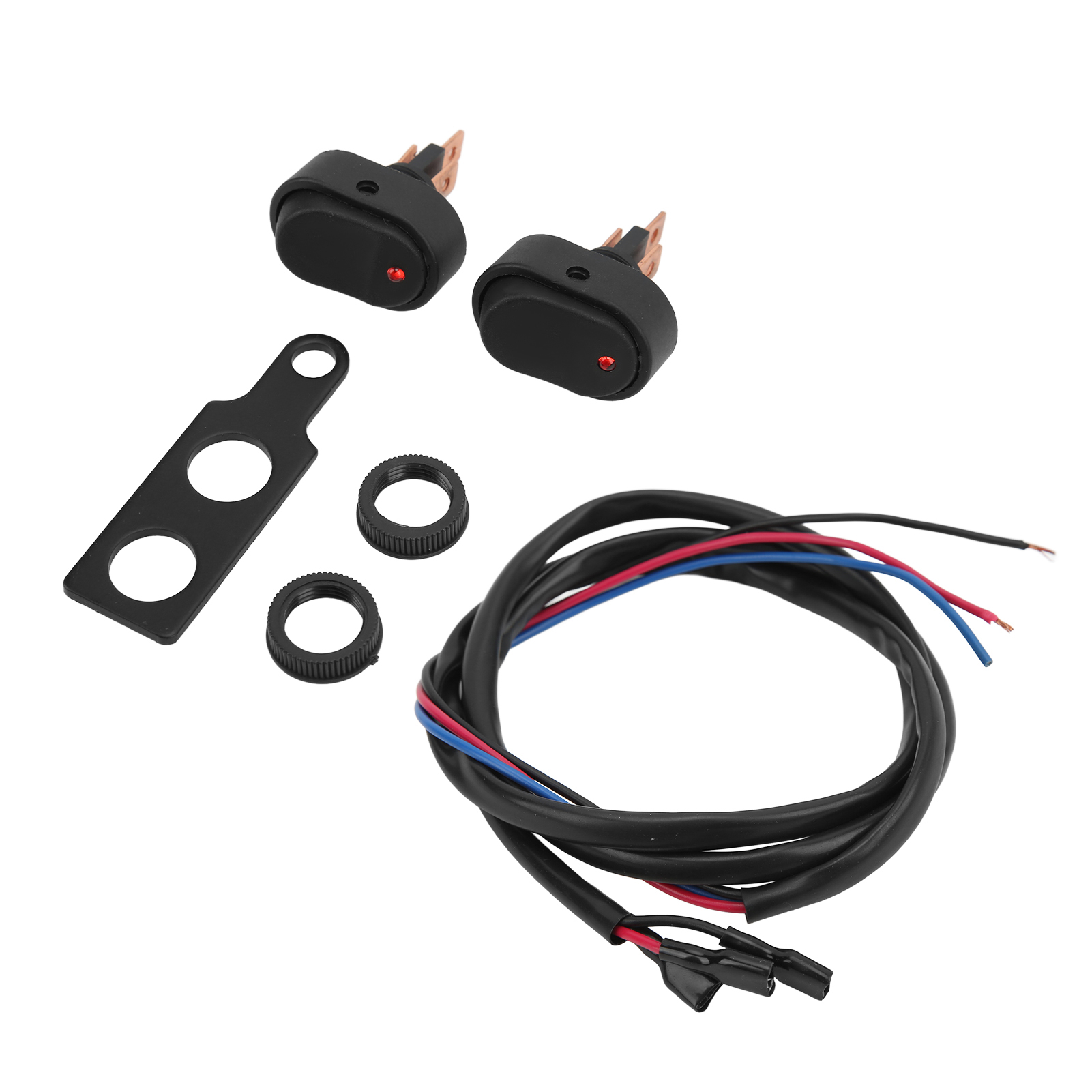 12v 30a Spst-dreipol-schalter Mit Roter Led-anzeige, Wasserdicht, Für Auto, Lkw, Boot, Motorrad
