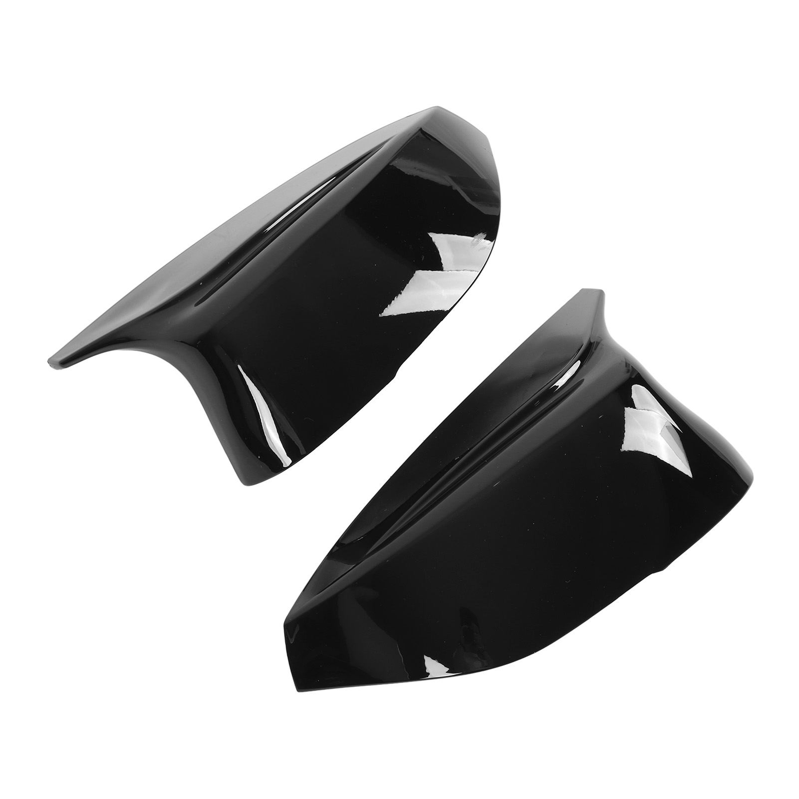 Set Aus 2 Schutzhüllen Für Außenspiegel, Aus Glänzend Schwarzem Abs, Für Infiniti Q50 Q50s (ab 2014).