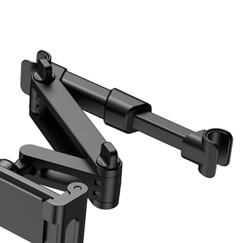 Support De Téléphone Et Tablette Pour Voiture, Extensible, Rotatif Et Universel, À Fixer Sur L'Appui-tête Et La Grille D'Aération. Type Pliable.