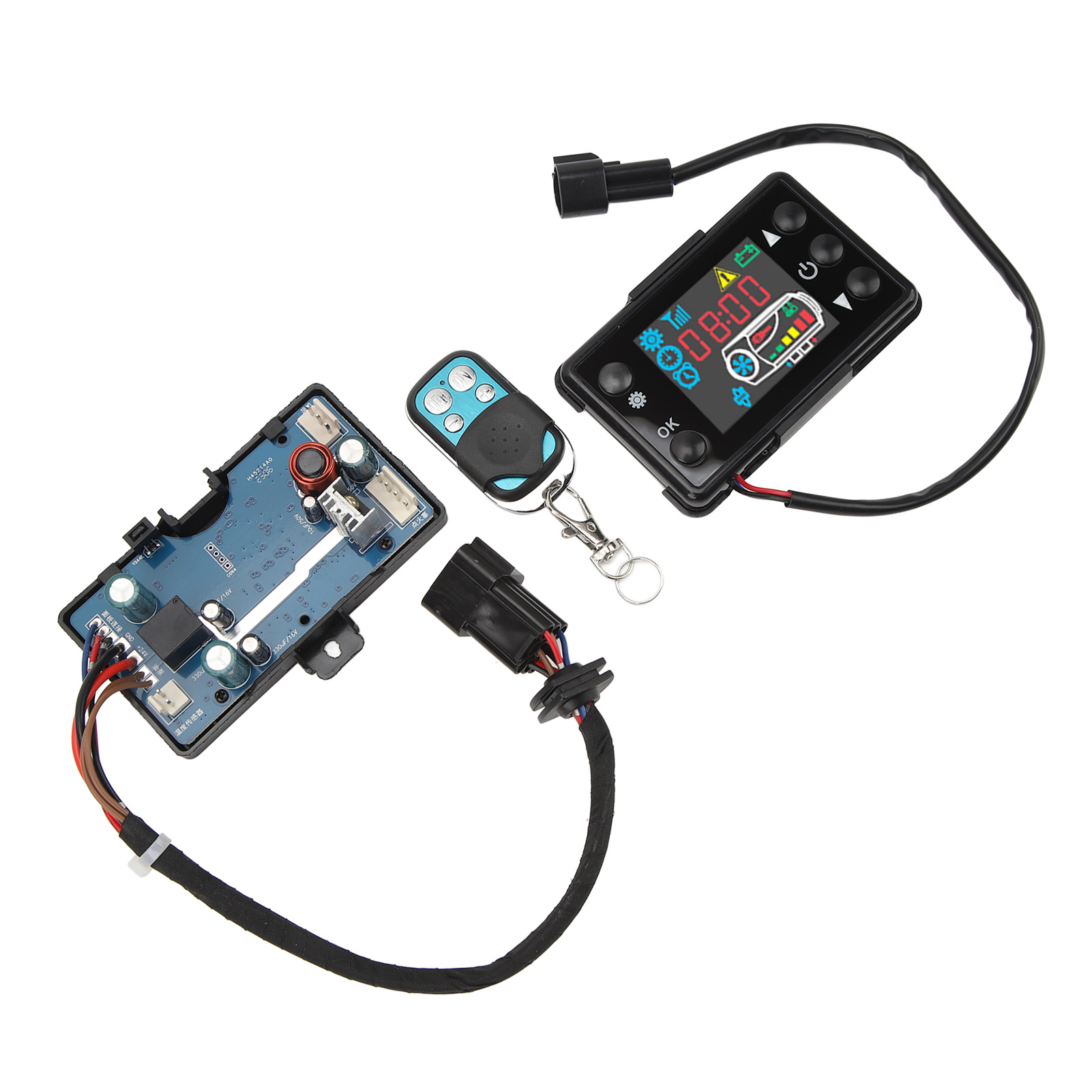Lcd-bildschirmschalter Für Standheizung Im Auto, Fernbedienung, Steuerungssatz Für 12v/24v Dieselheizung