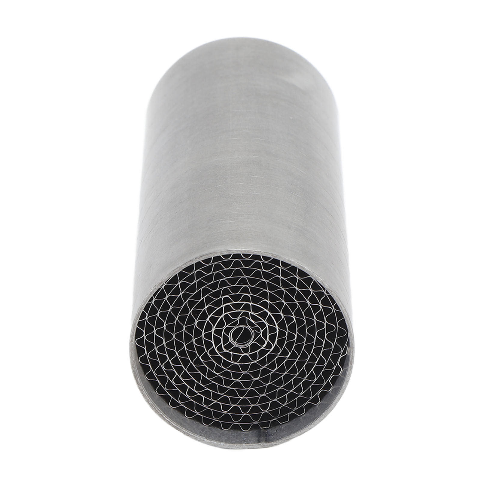 Motorradauspuff Mit Edelstahl-katalysator, Universellem Front-mittelschalldämpfer, 42 X 100 Mm / 1,65 X 3,93 Zoll