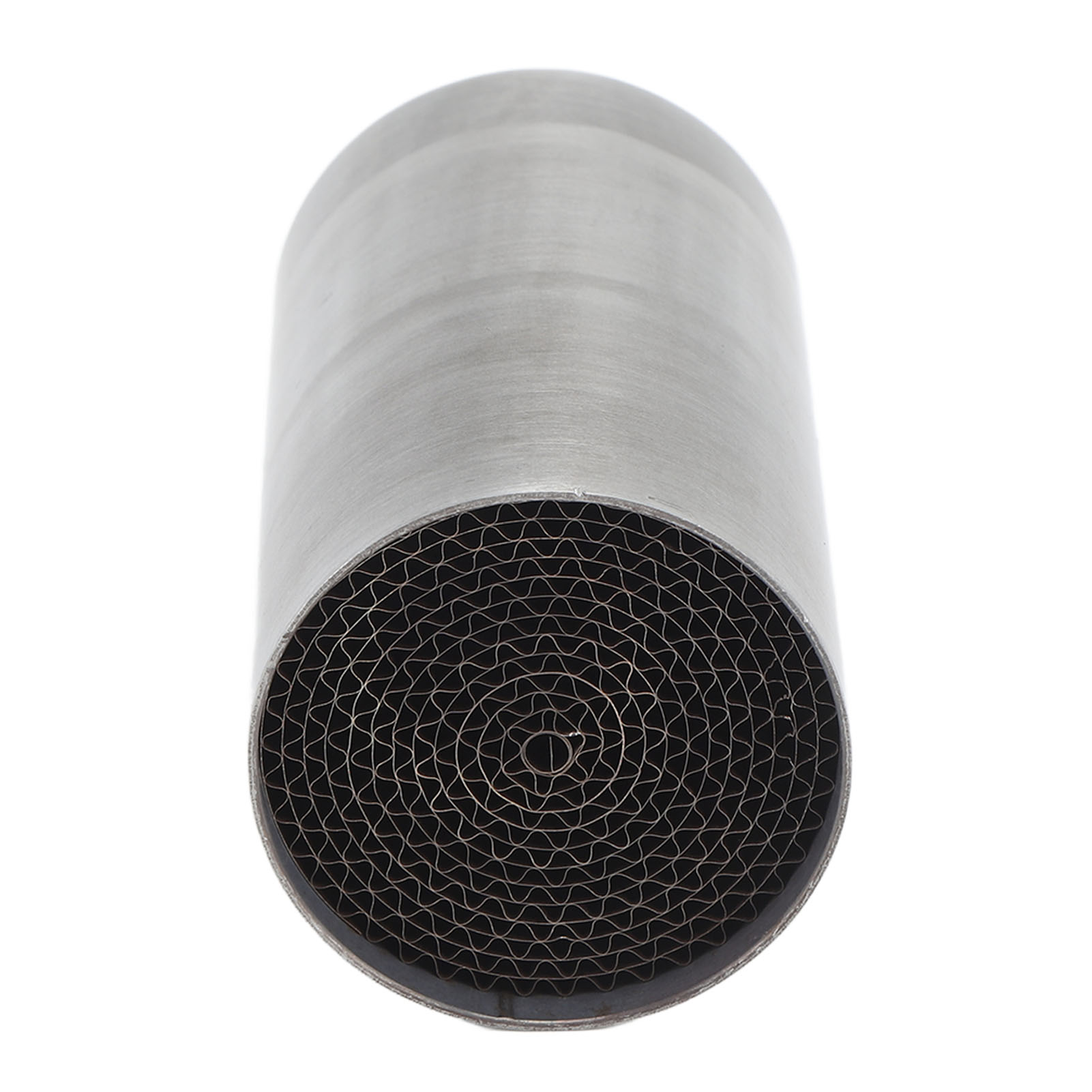 Motorradauspuff Mit Edelstahl-katalysator, Universellem Front-mittelschalldämpfer, 53 X 100 Mm / 2,08 X 3,93 Zoll
