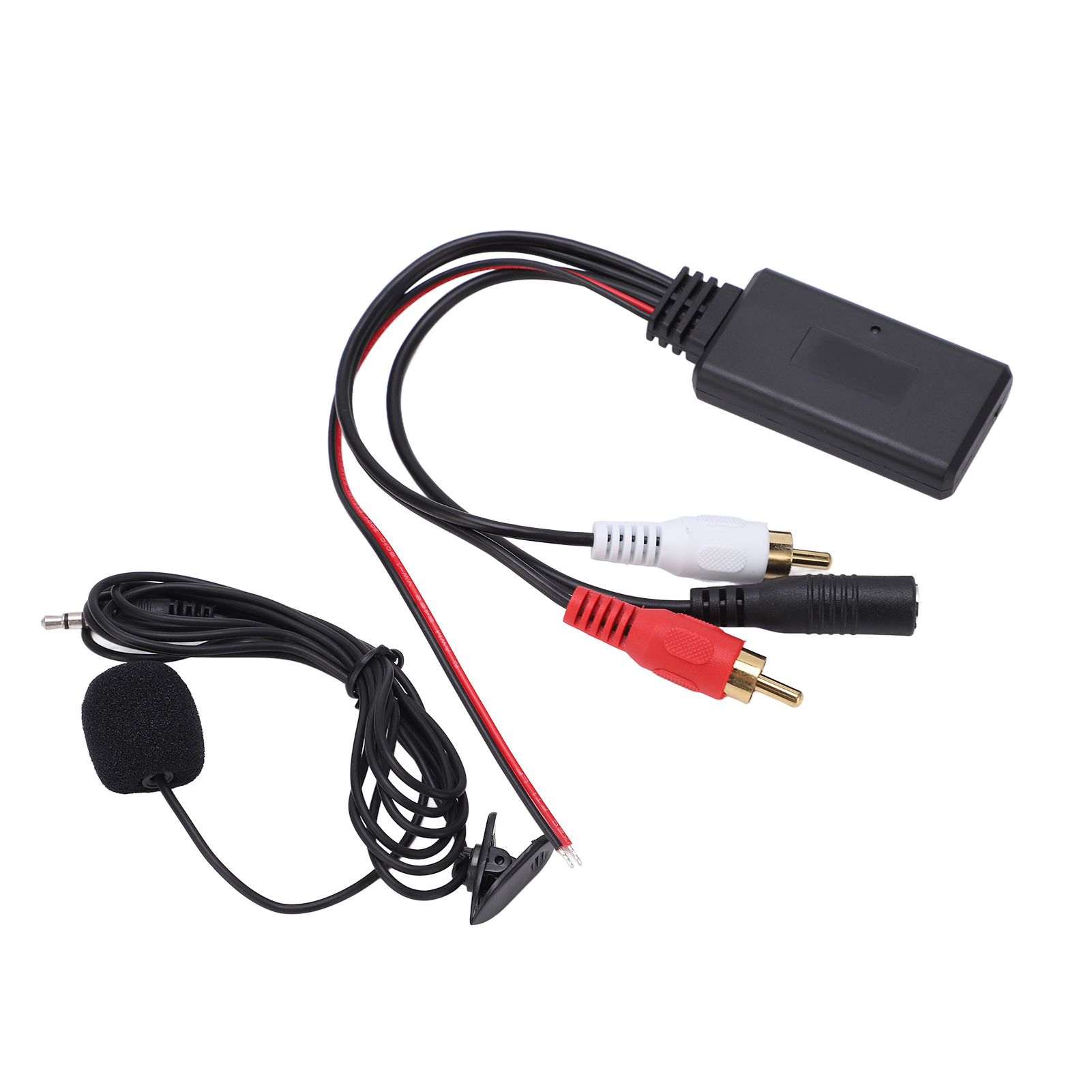 Bluetooth 5.0 Aux In Adapter Mit Drahtlosem Stereokabel Und Freisprechmikrofon, Kompatibel Mit Pioneer Geräten Mit 2 Rca-audiobuchsen.