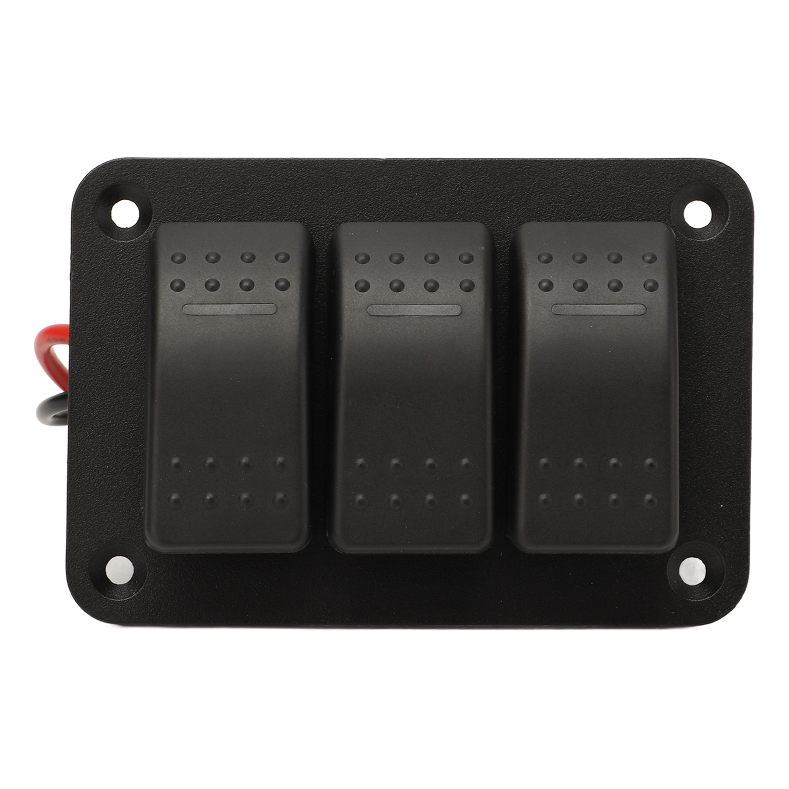 Ip65 Wasserdichtes 3-positionen-wippschalterfeld, 12-24v Dc-netzteil, Blaues Licht, Universell Für Boote, Wasserfahrzeuge Und Lkws