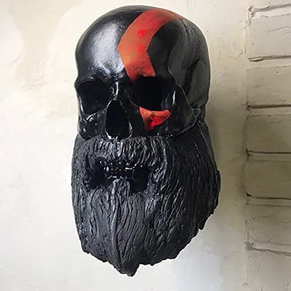 Motorradhelmhalter, Totenkopfhelmhalter, Helmaufbewahrungsständer, Wandhuthalter, Motorradzubehör