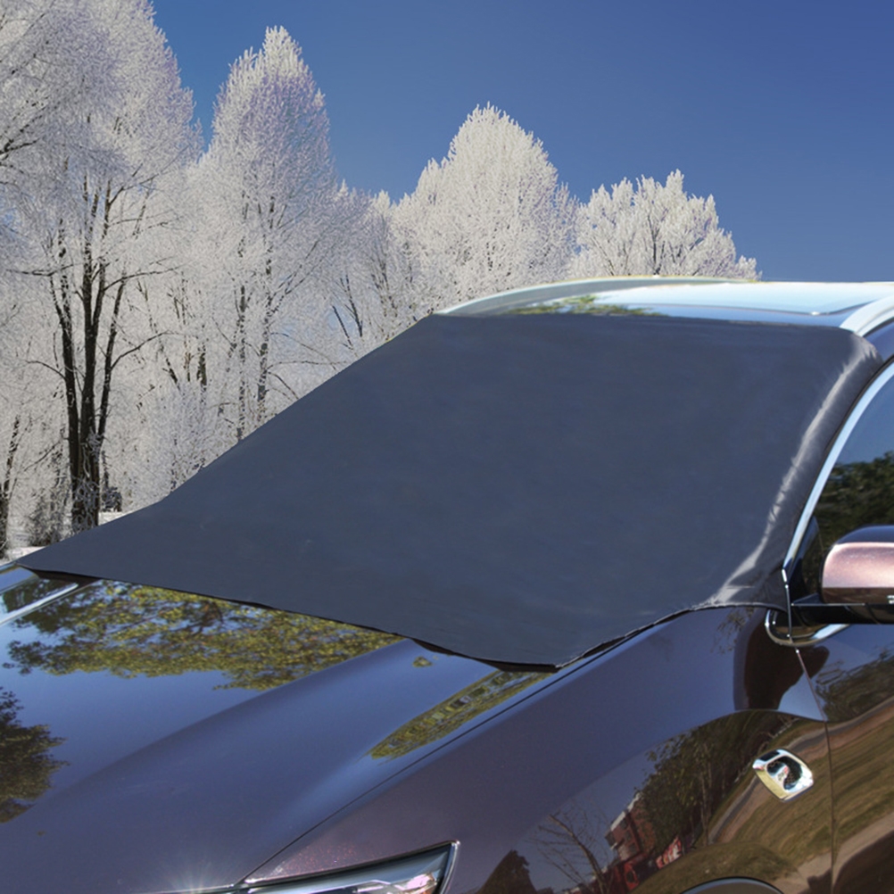 Magnetischer Sonnenschutz Für Autos Mit Klappe Und Sicherheitsgurt. Schneeschutz Für Windschutzscheiben, Sonnenschutz Für Vans Und Suvs.