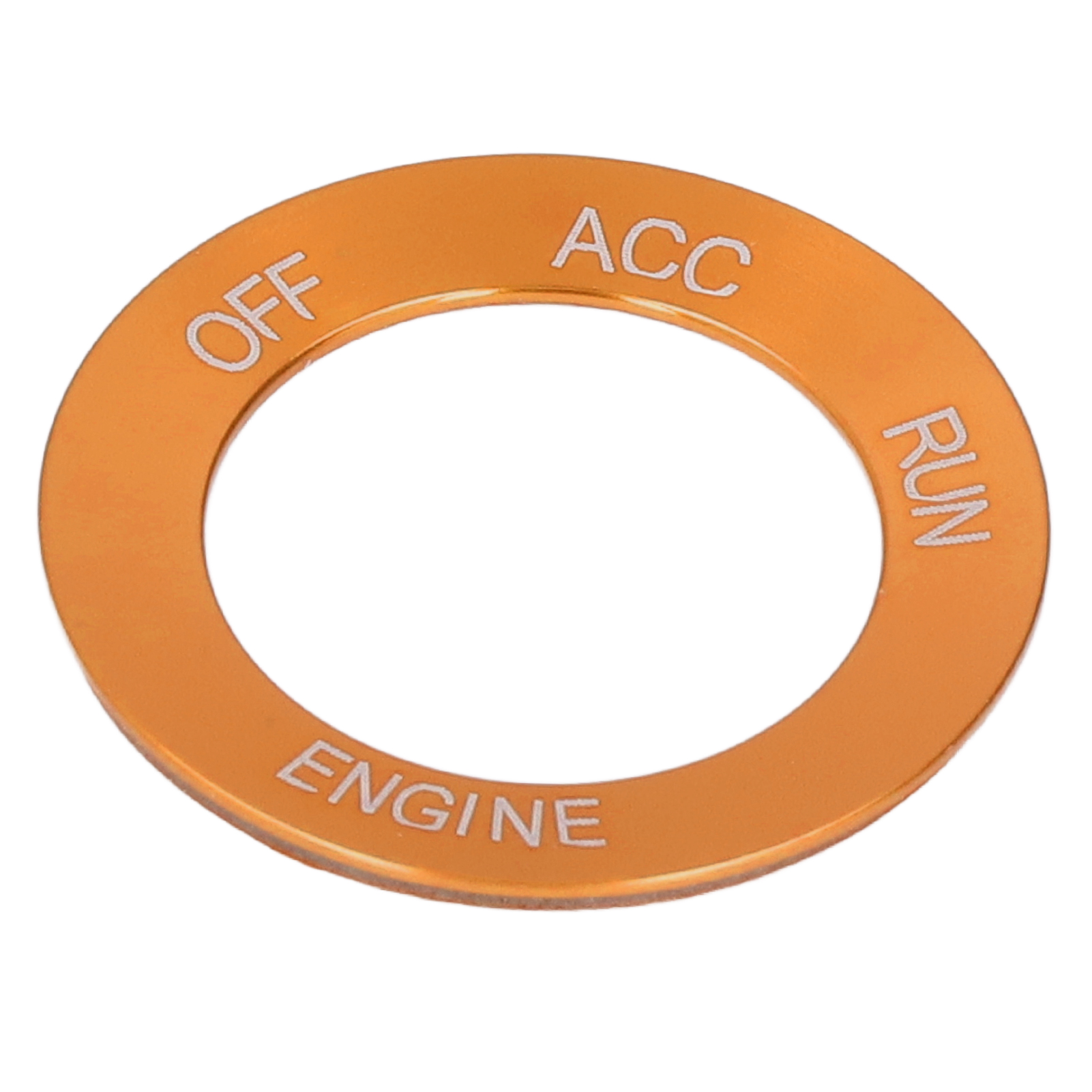 Start-/stopp-ring Aus Aluminiumlegierung, Rostfreies Ersatzteil Für Dodge Challenger 2010–2021, Orange