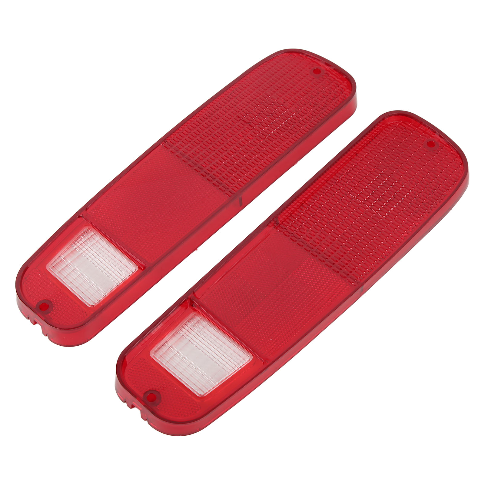 Lot De 2 Boîtiers De Feux Arrière 73f, Couvercles De Feux Arrière Rouges De Remplacement Pour Fourgonnettes Ford Econoline 1975-1991