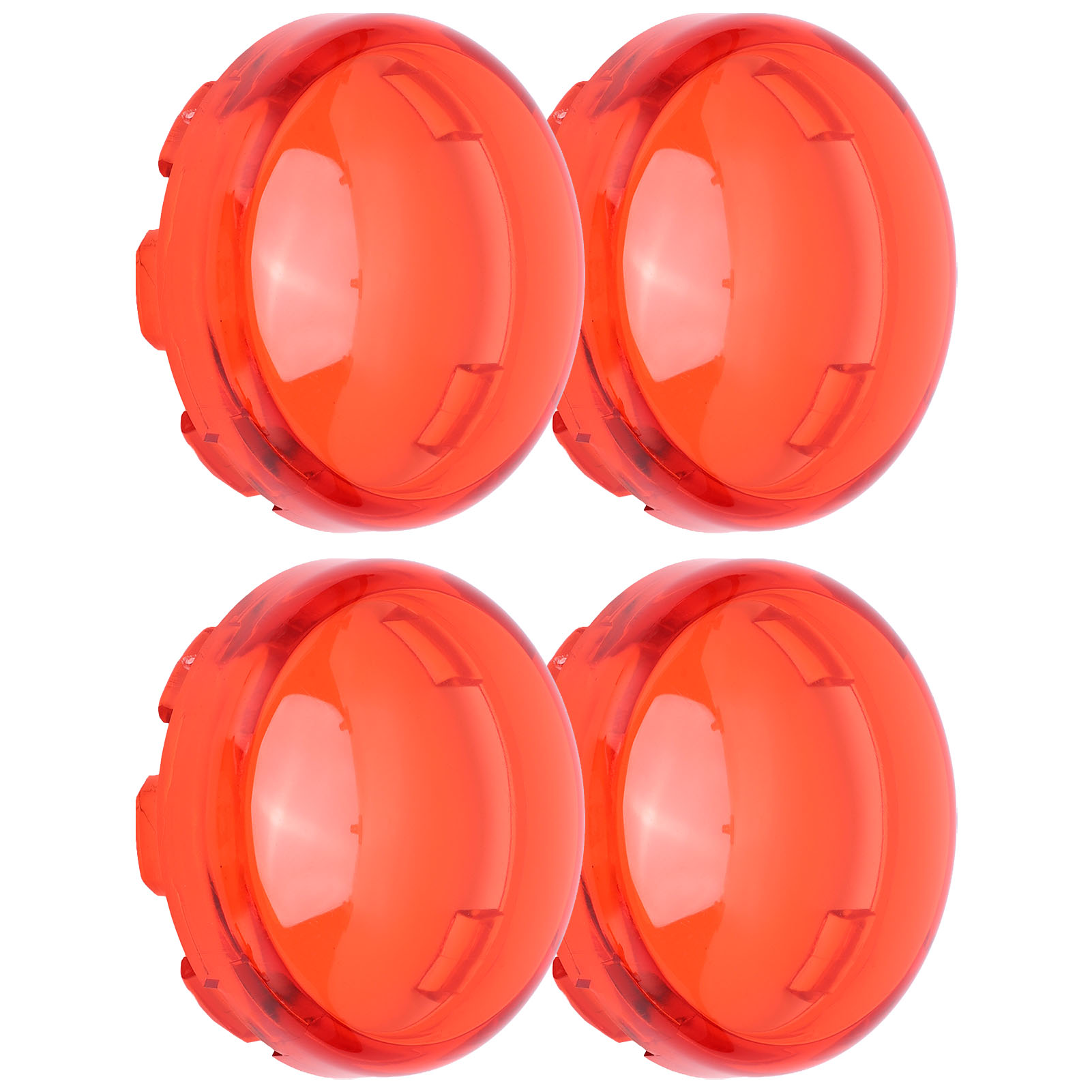 Motorrad-blinkerabdeckung 6 Cm/2,36 Zoll, Abs, Universalzubehör, Rot