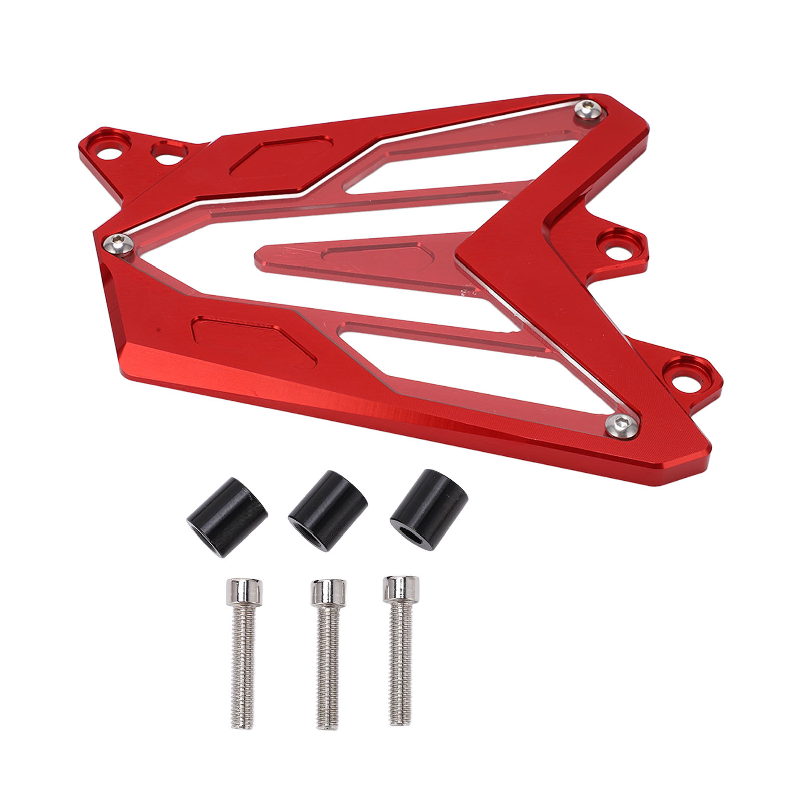 Cnc-gefräster Kettenschutz Aus Aluminium Für Mt-07, Fz-07, Xsr700, Rot